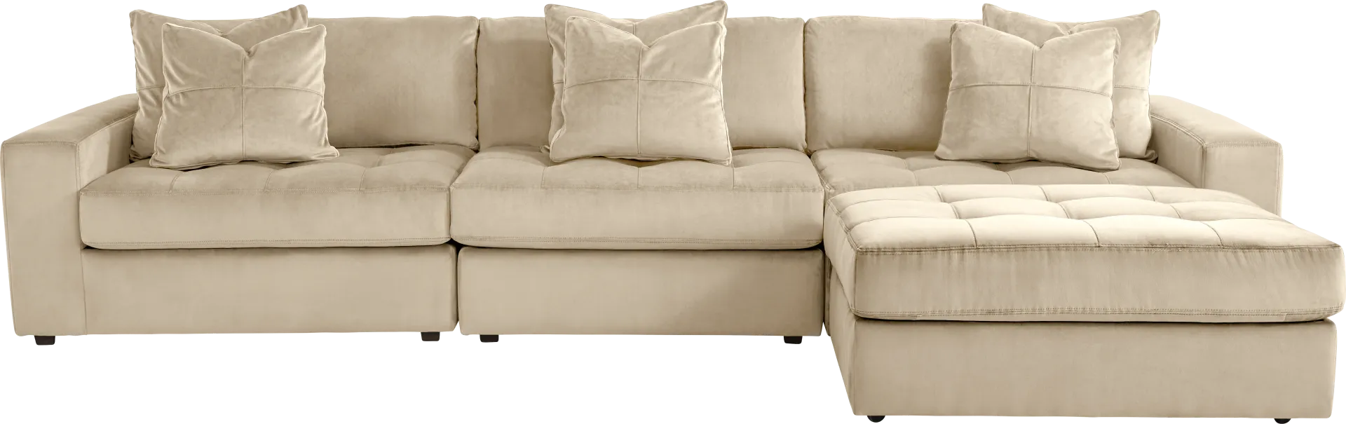 Filmore Sand 4 Pc Sectional - Image 1