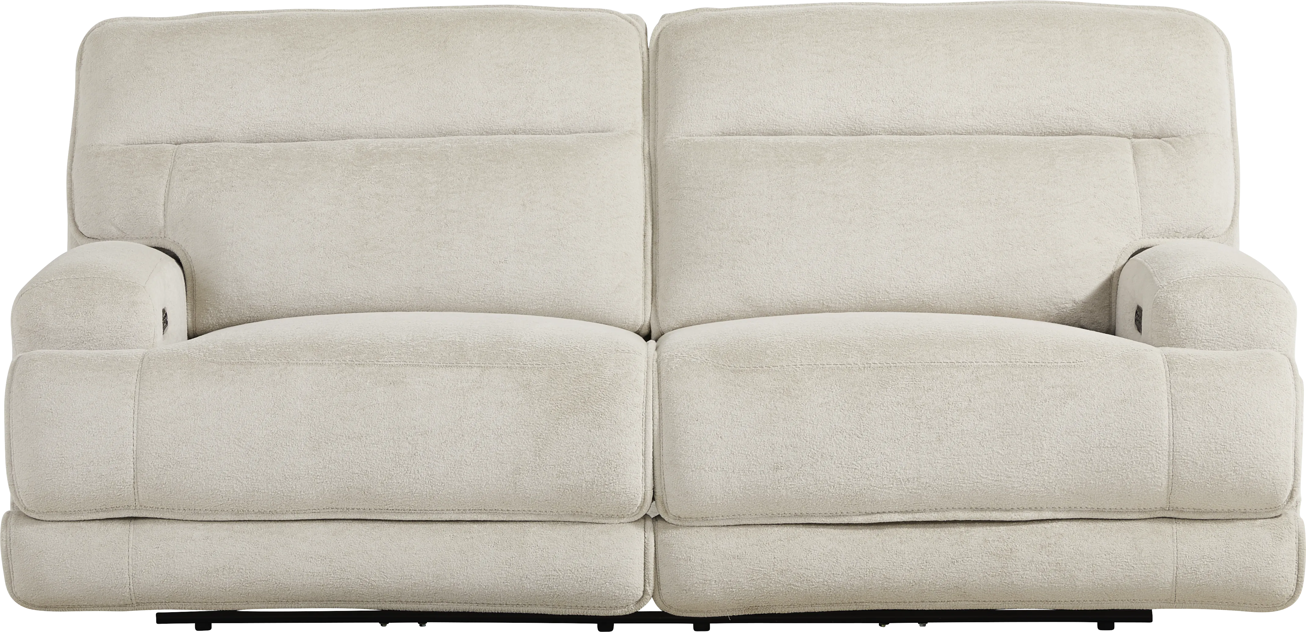 Brayden Light Gray 5 Pc Dual Power Reclining Living Room - Thumbnail - Image 2