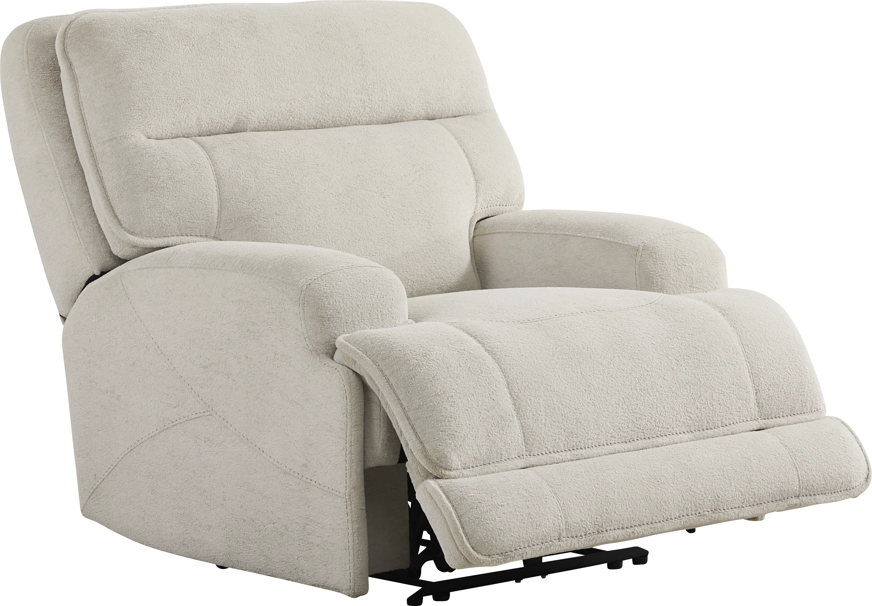 Brayden Light Gray Dual Power Recliner - Thumbnail - Image 1