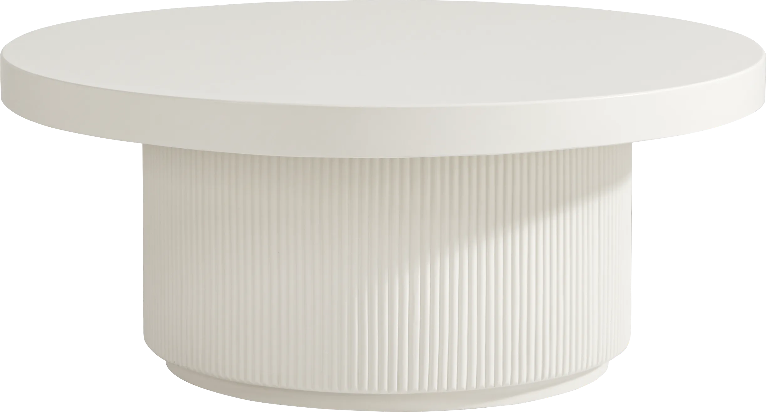 Petra White Outdoor Cocktail Table - Thumbnail - Image 1