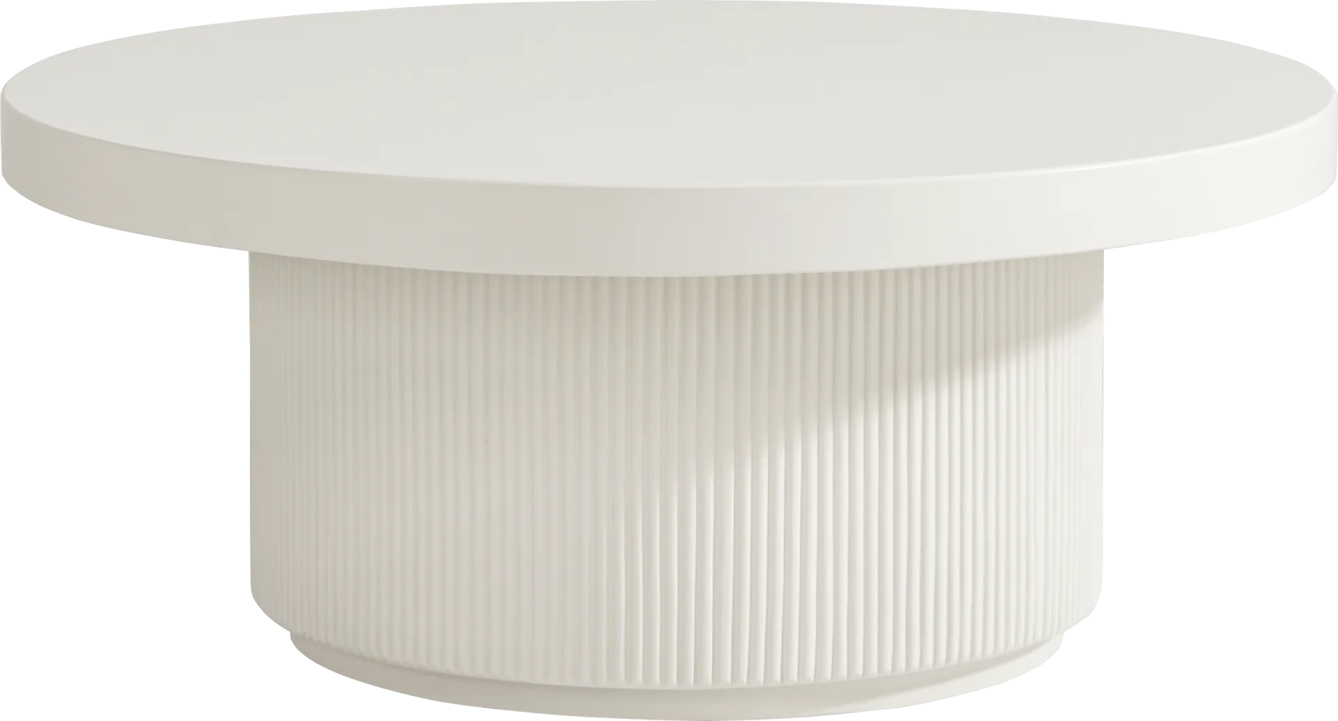 Petra White Outdoor Cocktail Table - Image 1