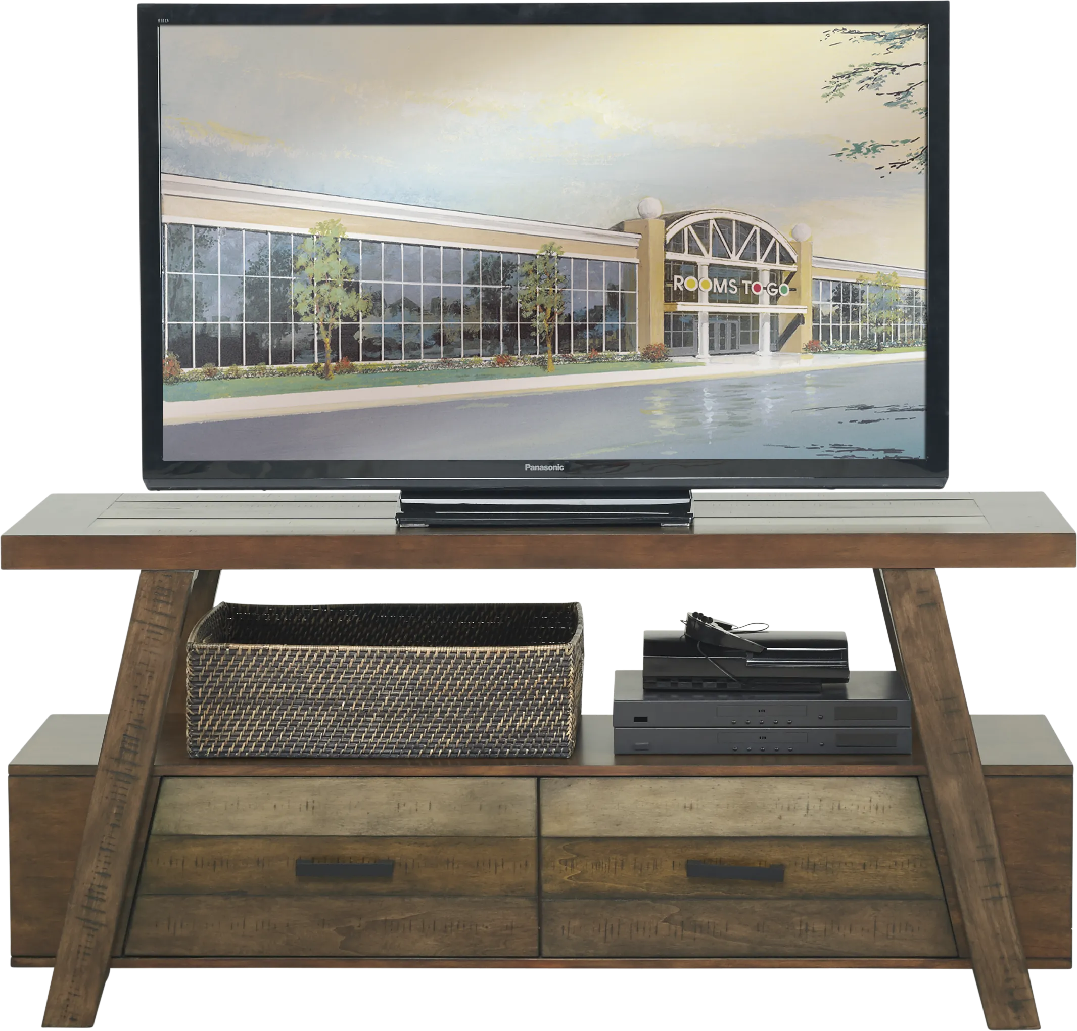 Cedar Creek Brown Console - Thumbnail - Image 1