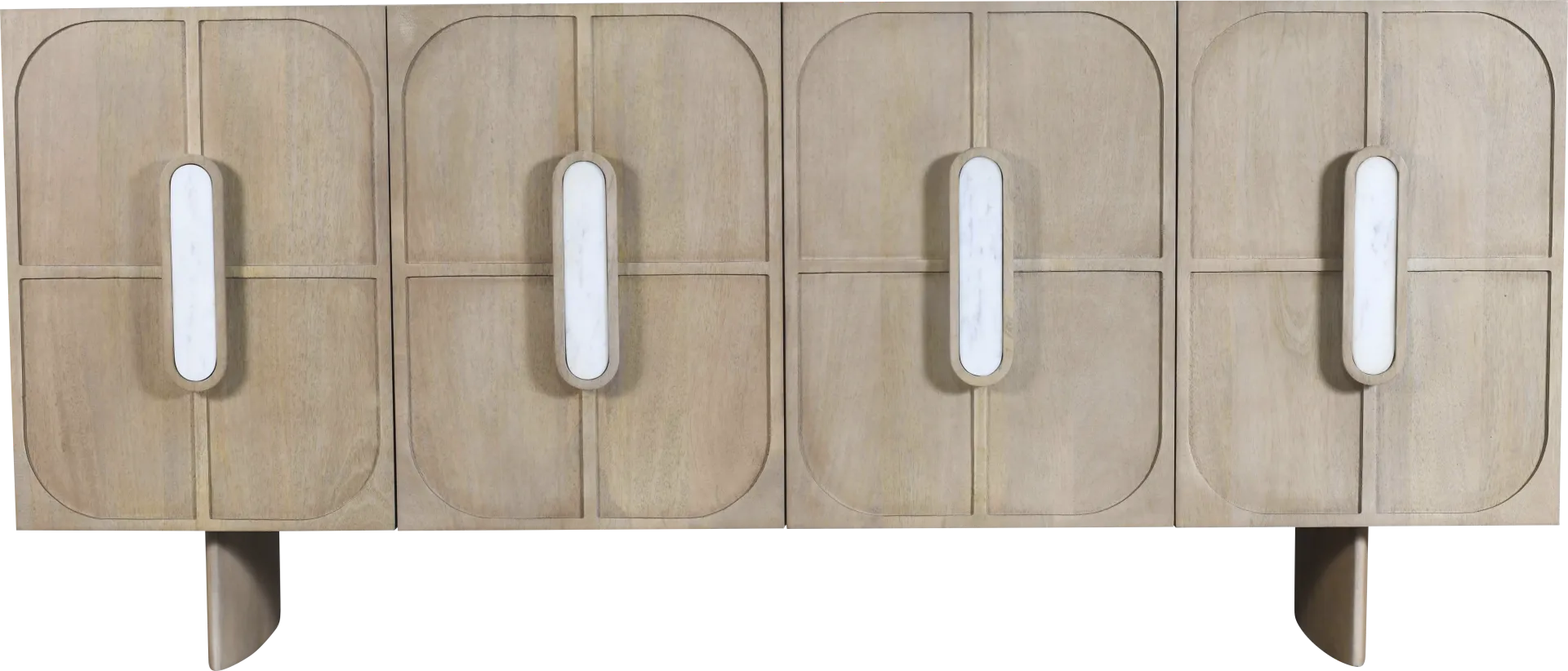 Zelda White Credenza - Image 1