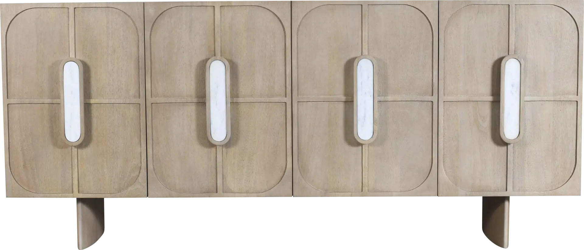 Zelda White Credenza