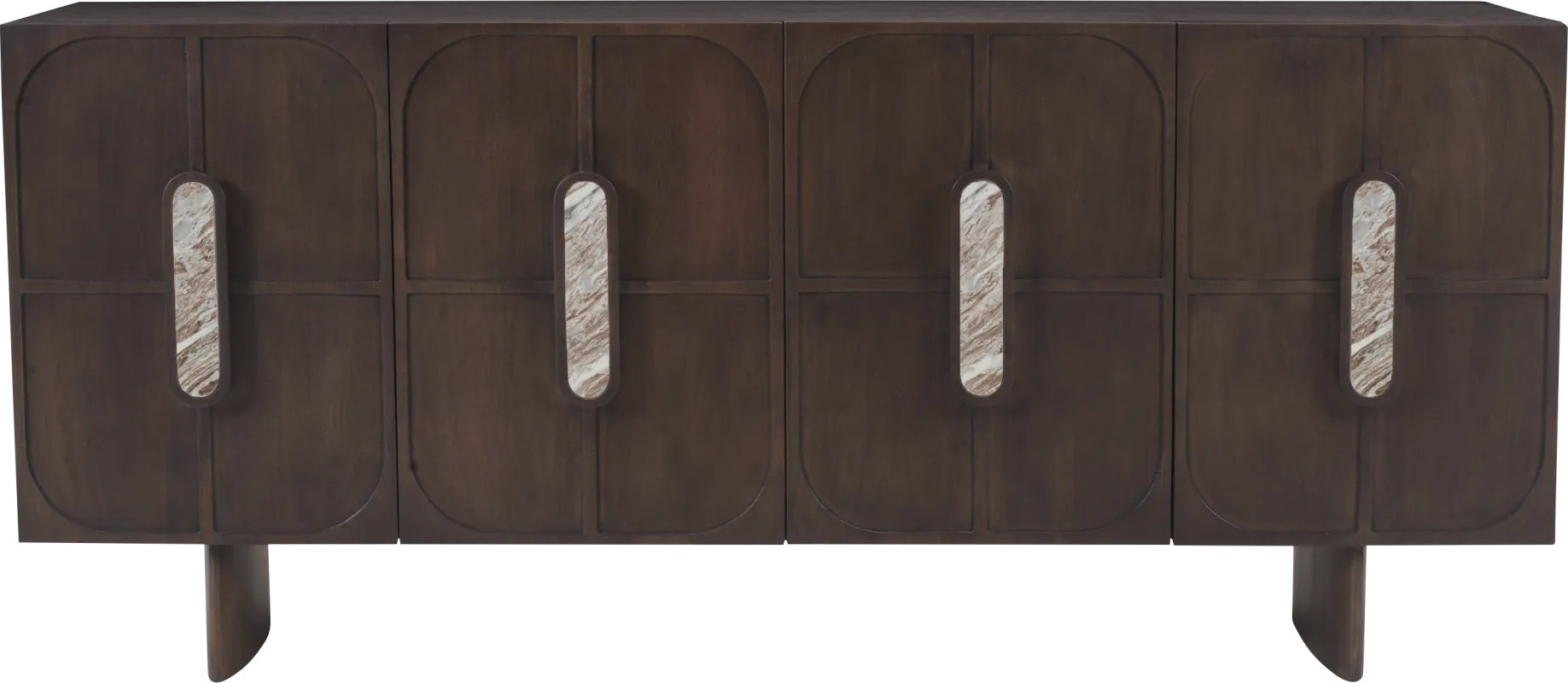Zelda Dark Brown Credenza