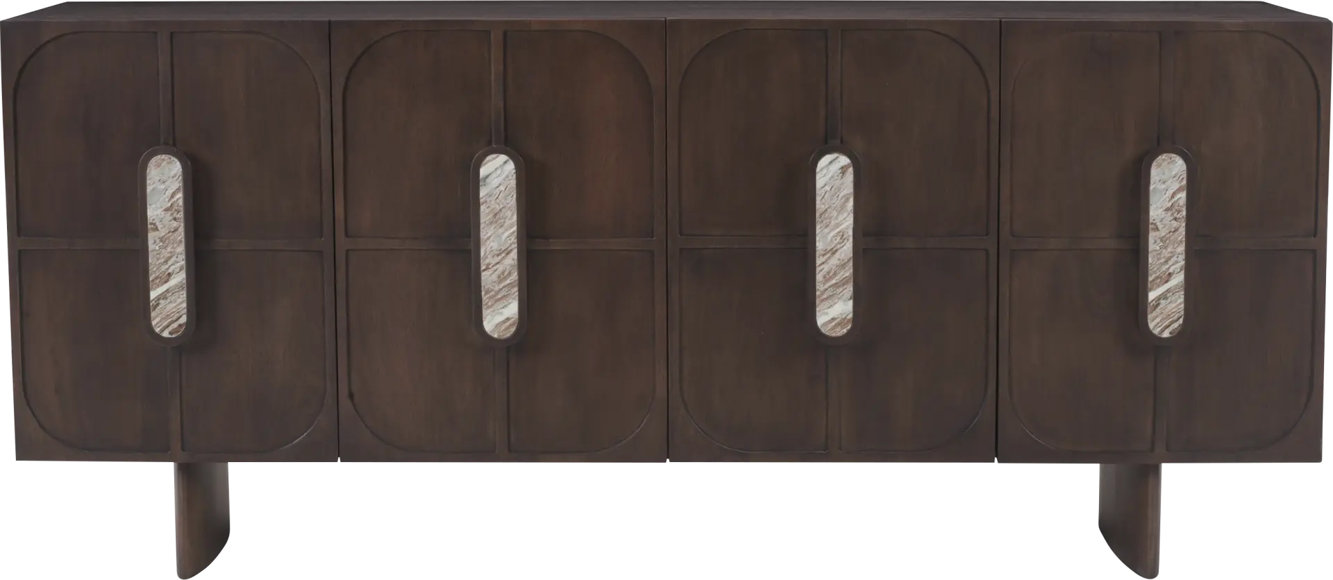 Zelda Dark Brown Credenza