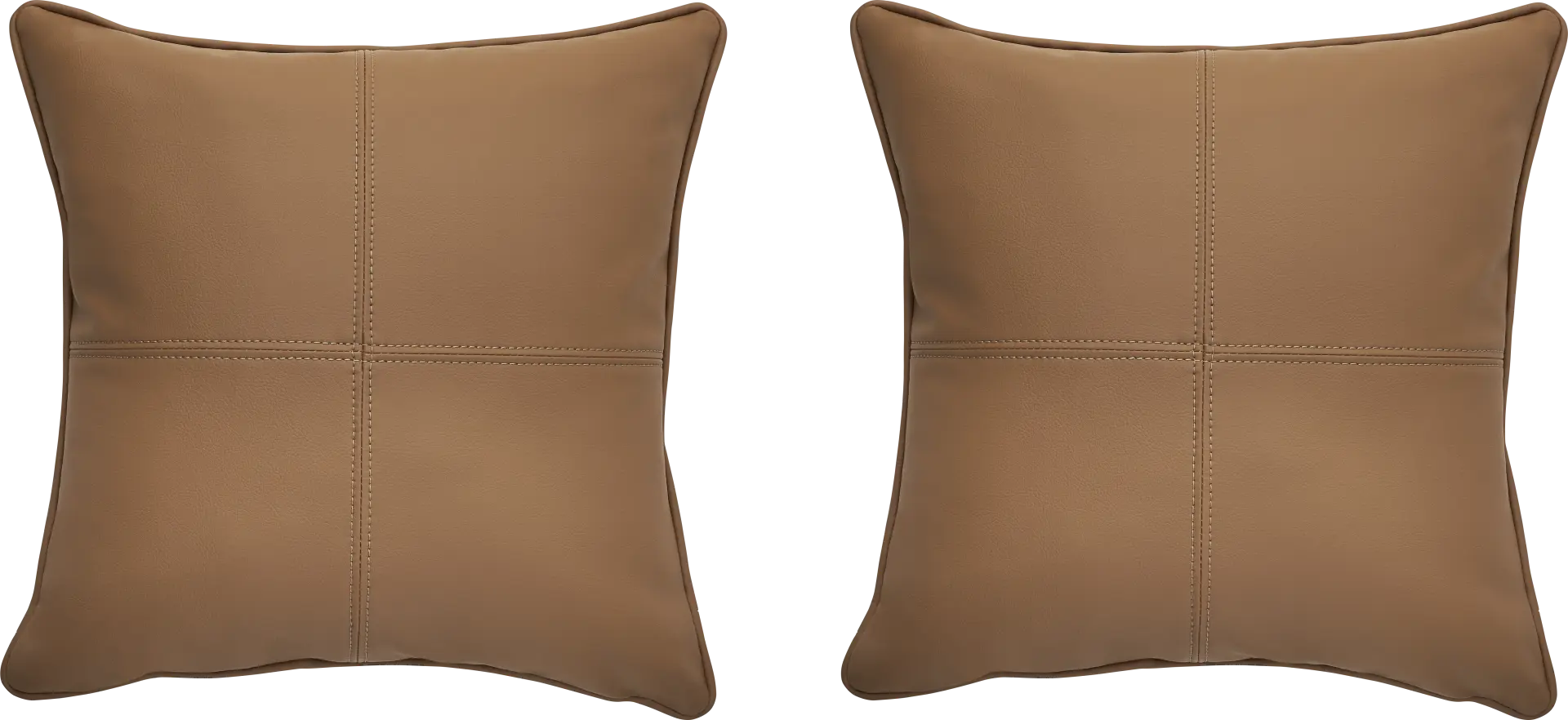 Barnwell Caramel Indoor/Outdoor Accent Pillows (Set of Two)