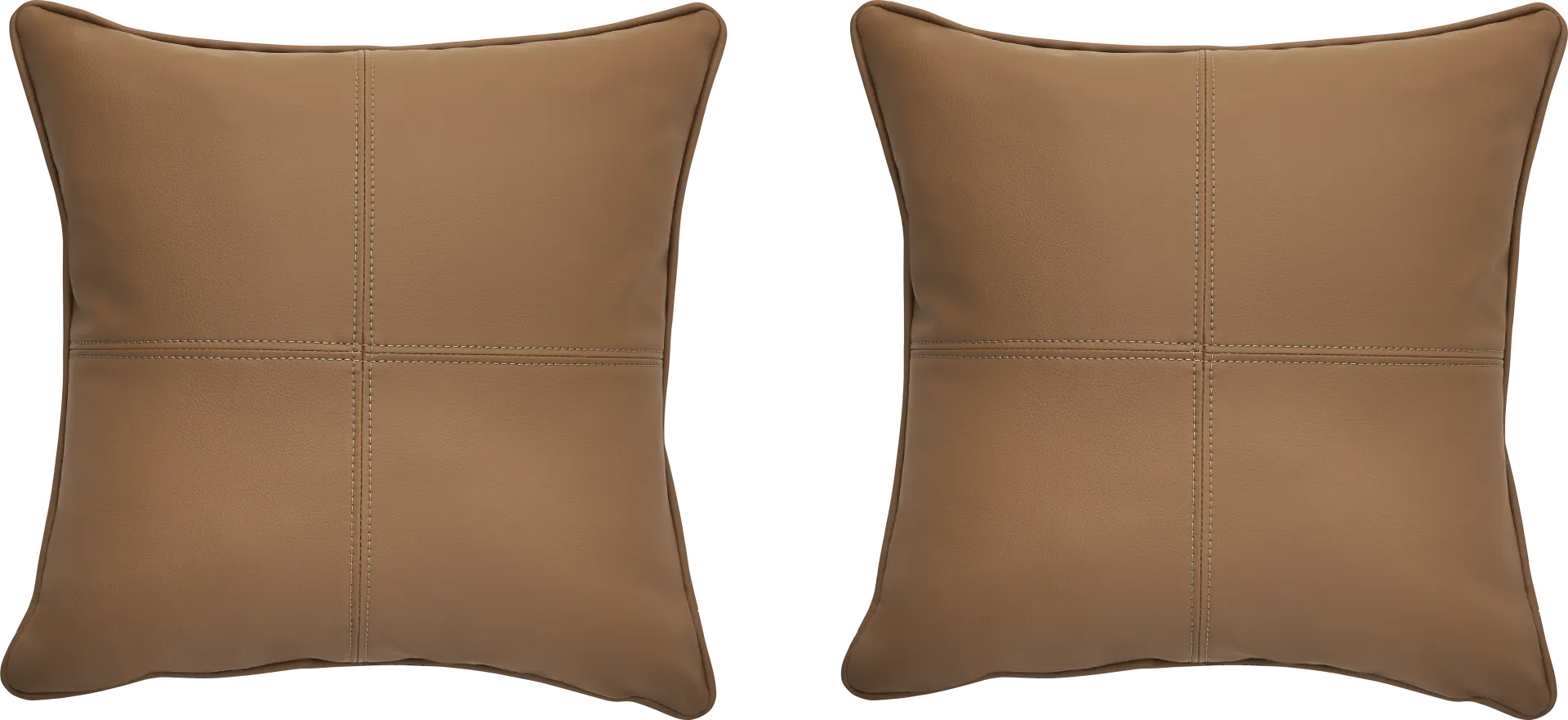 Barnwell Caramel Indoor/Outdoor Accent Pillows (Set of Two) - Image 1