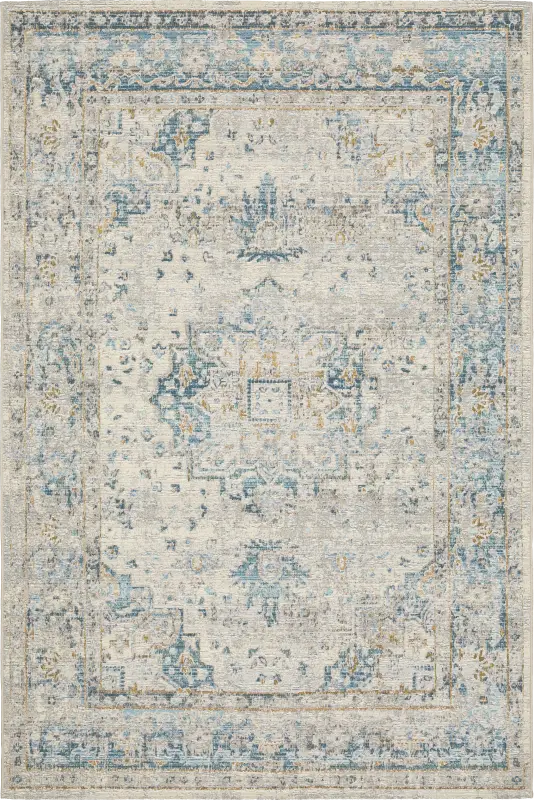 Azure Mist Blue 7'10 x 10' Indoor/Outdoor Rug