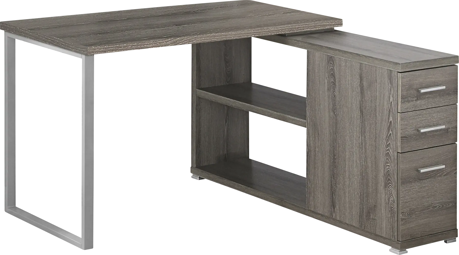 Vermilion Brown Desk