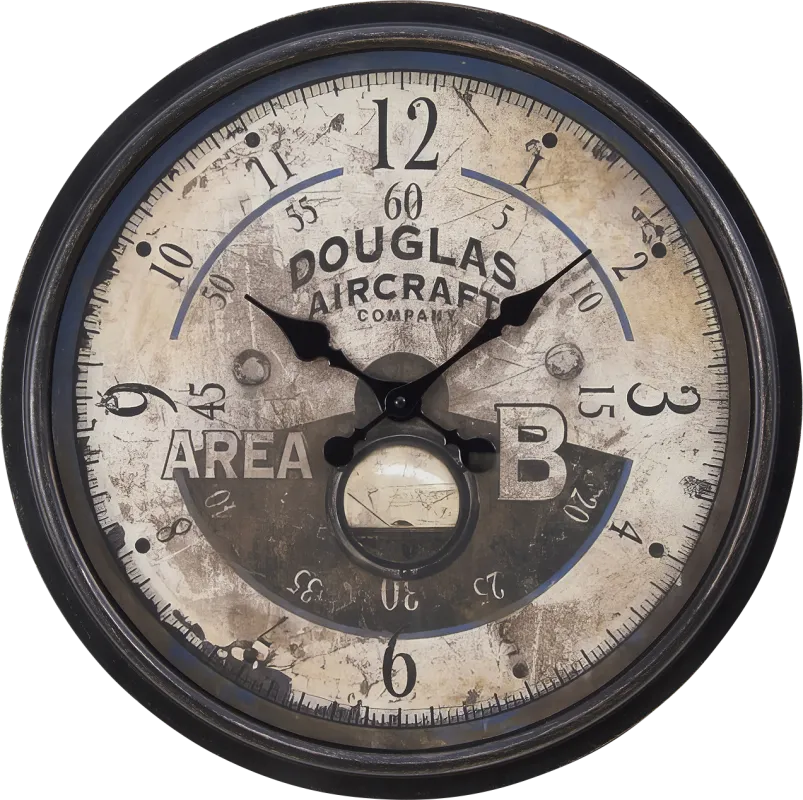 Moonlimited Brown Clock