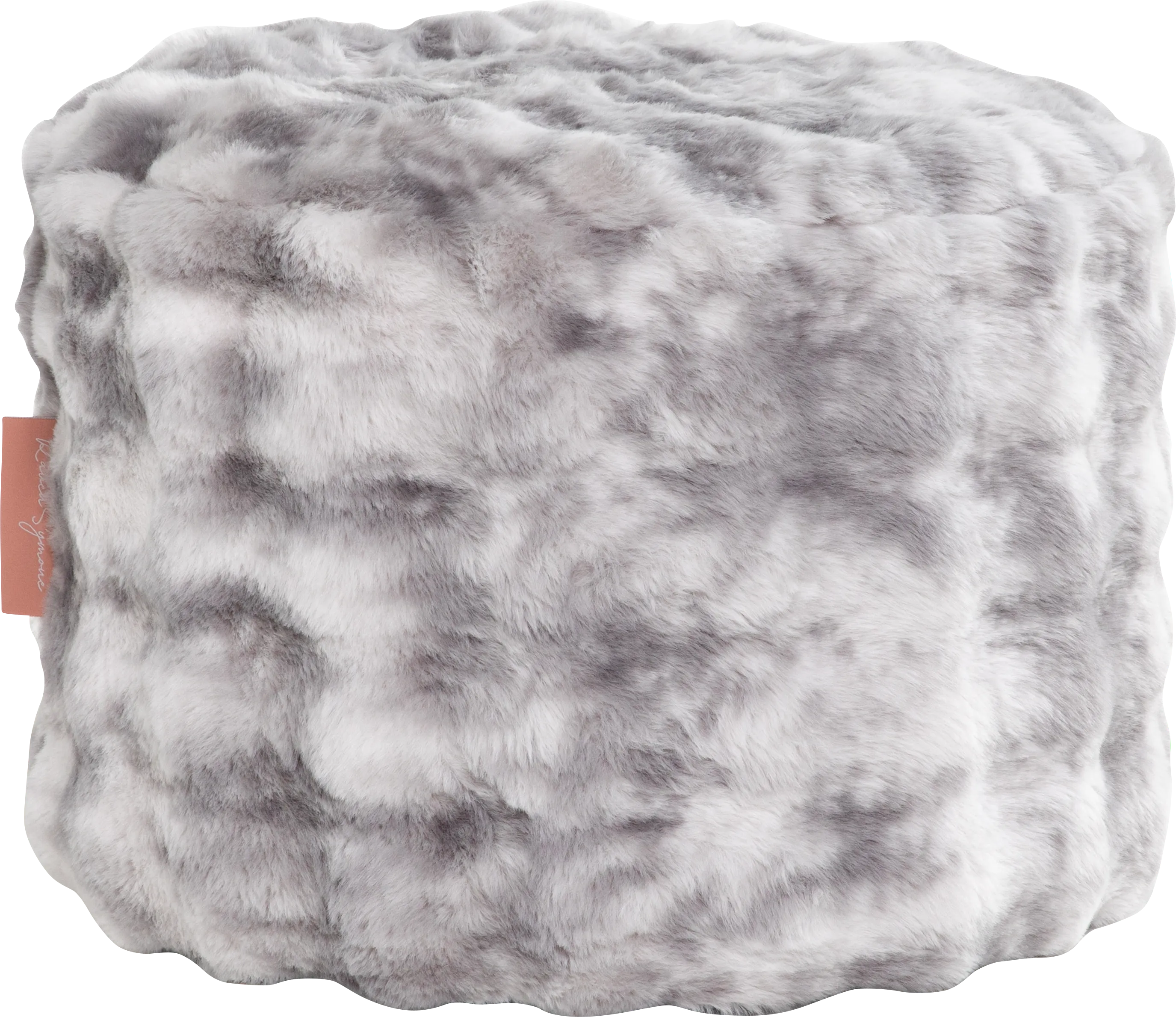 Raone Phantom Gray Ottoman - Thumbnail - Image 1