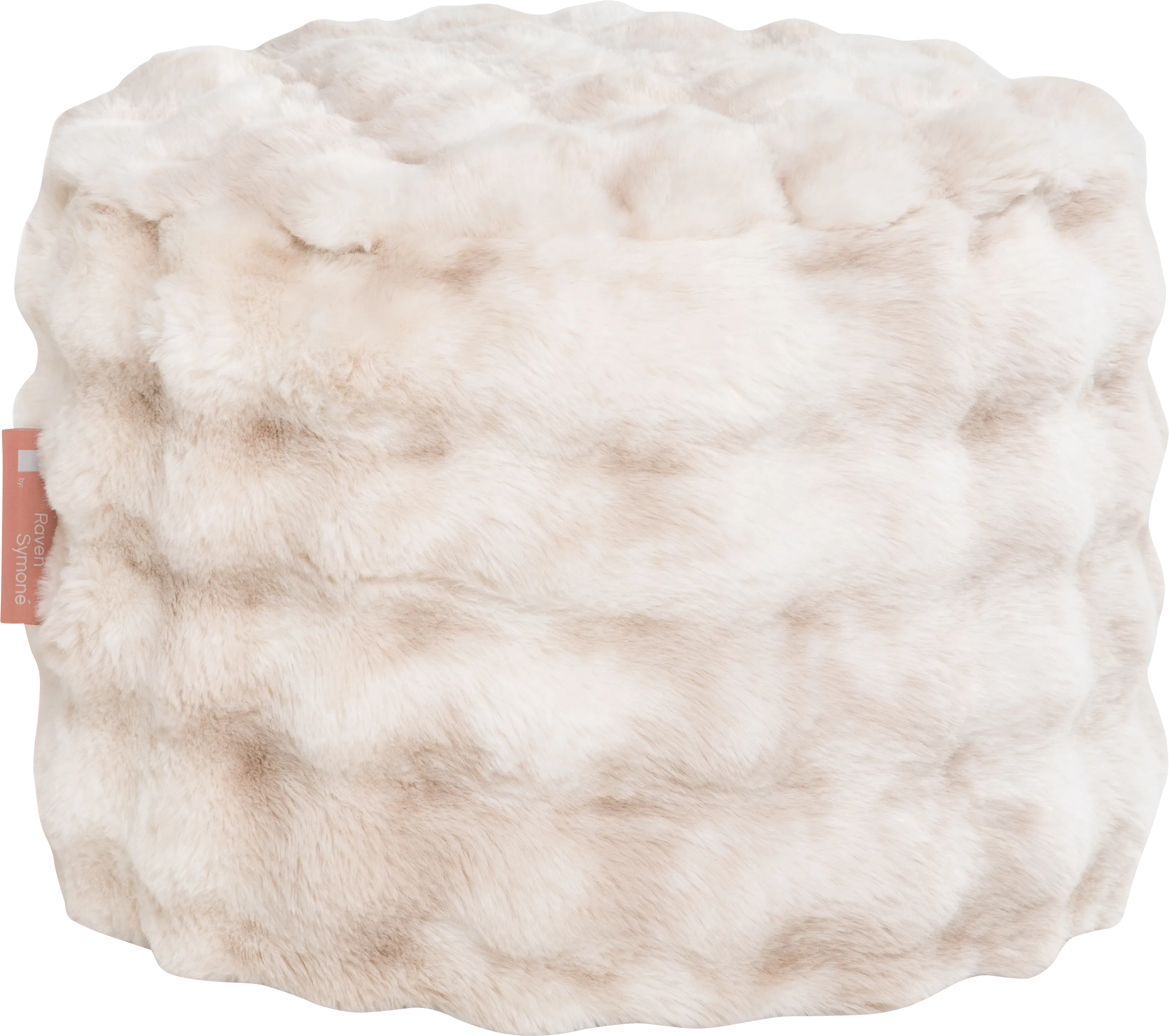 Raone Phantom Cream Ottoman - Thumbnail - Image 1
