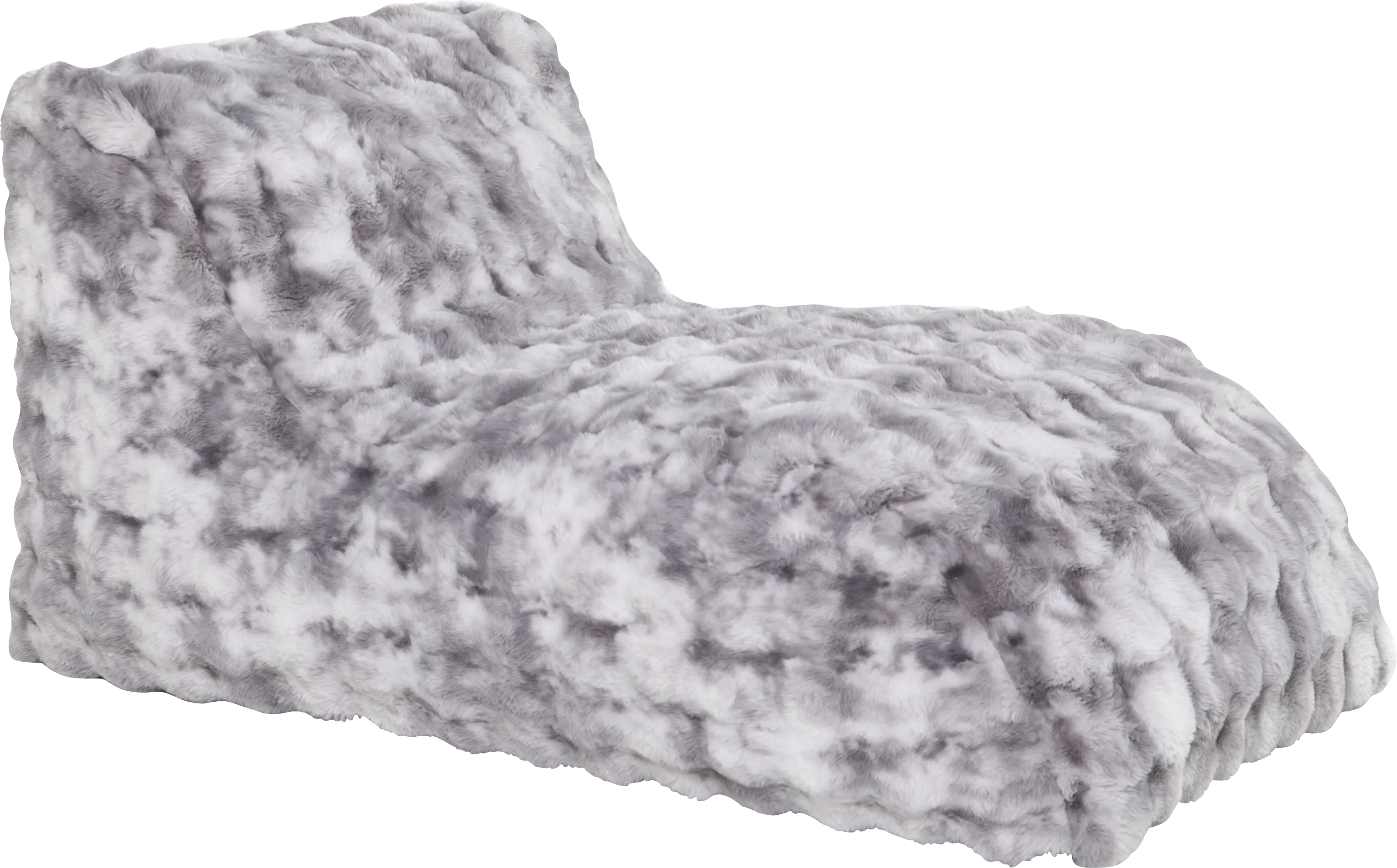 Relaxer Gray Bean Bag Lounger - Thumbnail - Image 1