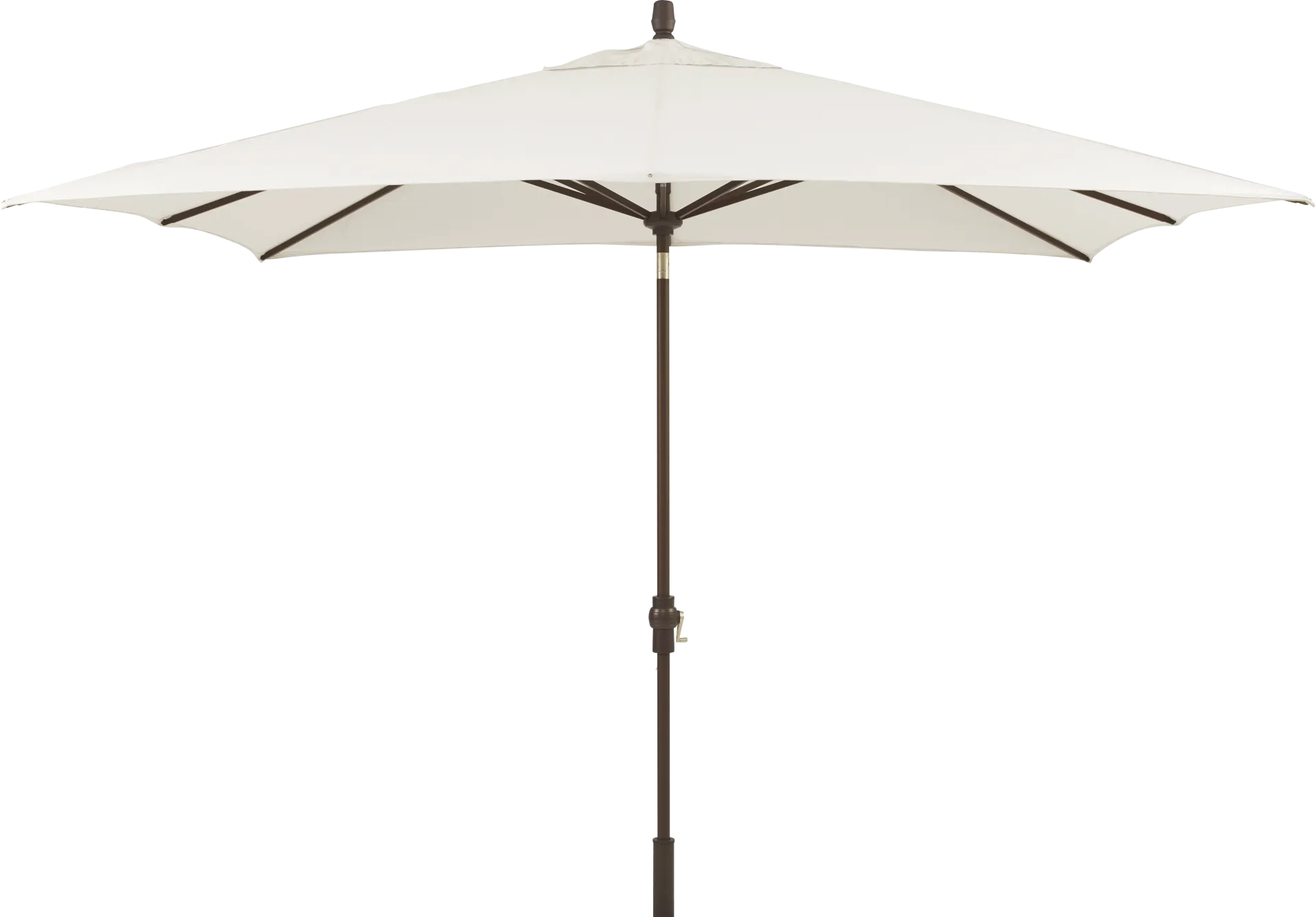Seaport 8 x 10 Rectangle Natural Outdoor Umbrella - Image 1
