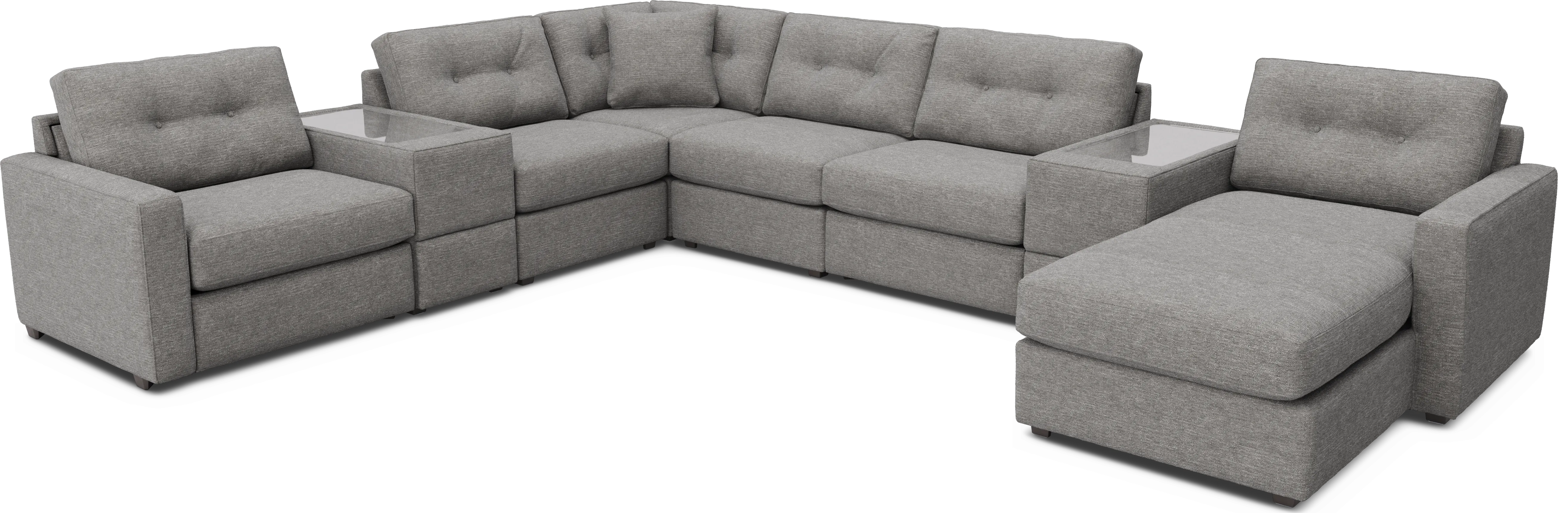 Gray 8 Pc ModularOne - Thumbnail - Image 1