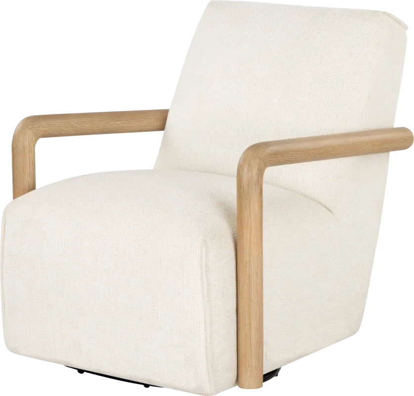 Bria Ivory Swivel Chair