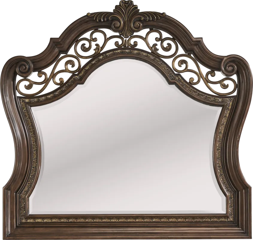 Yorkshire Manor Brown Mirror