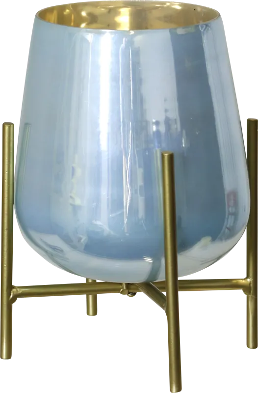 Aillin Blue Candle Holder