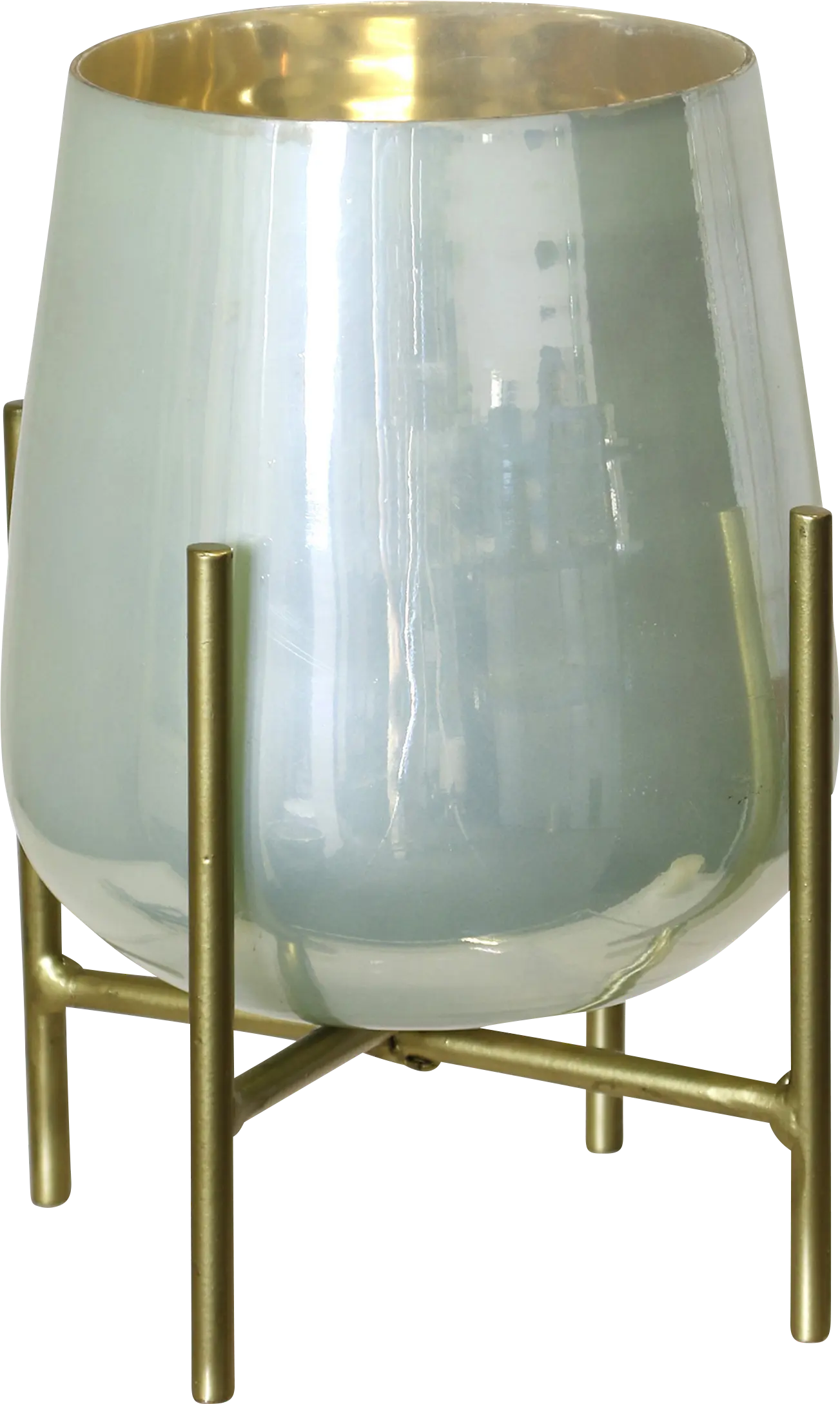 Aillin Green Candle Holder