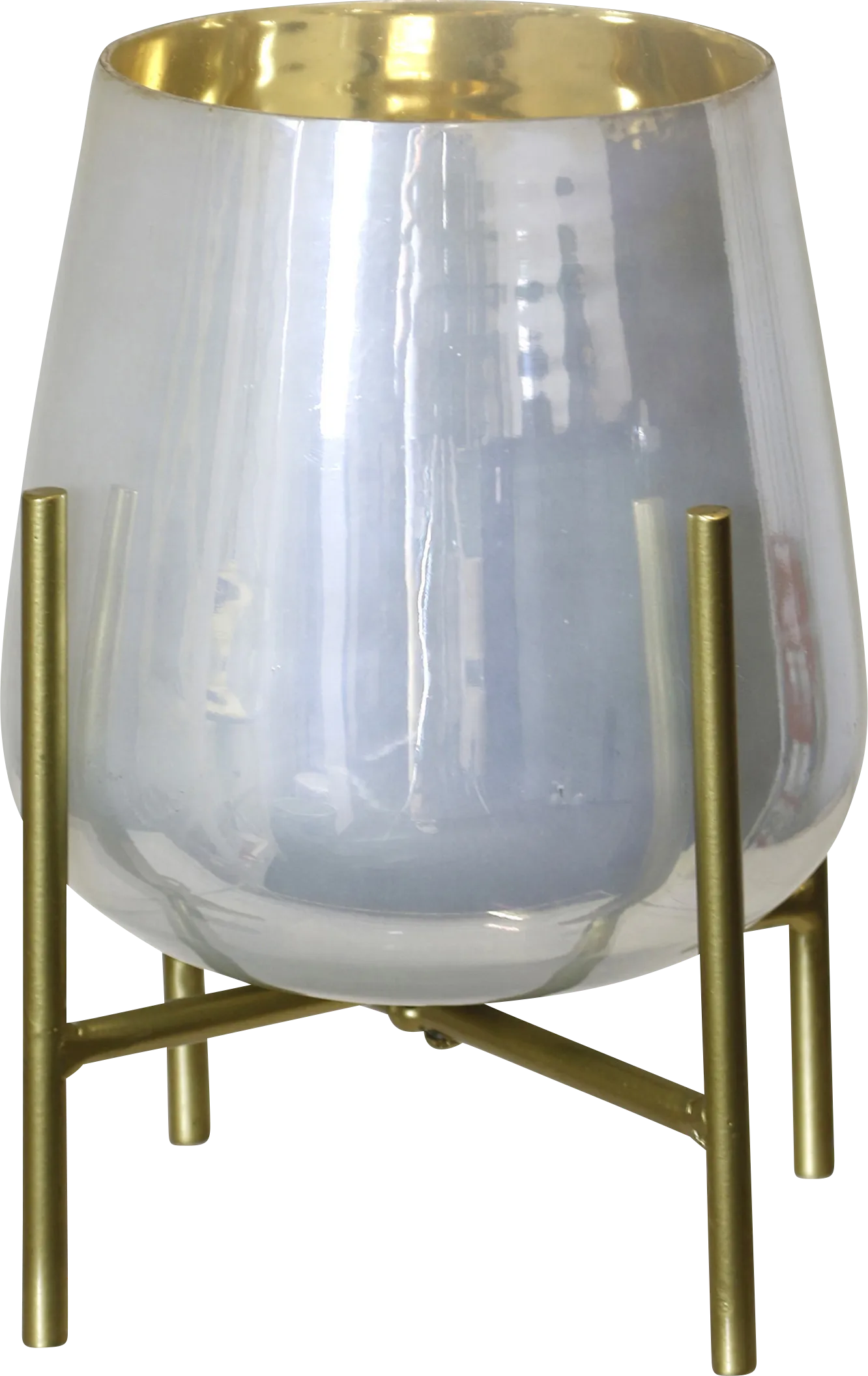 Aillin White Candle Holder - Thumbnail - Image 1