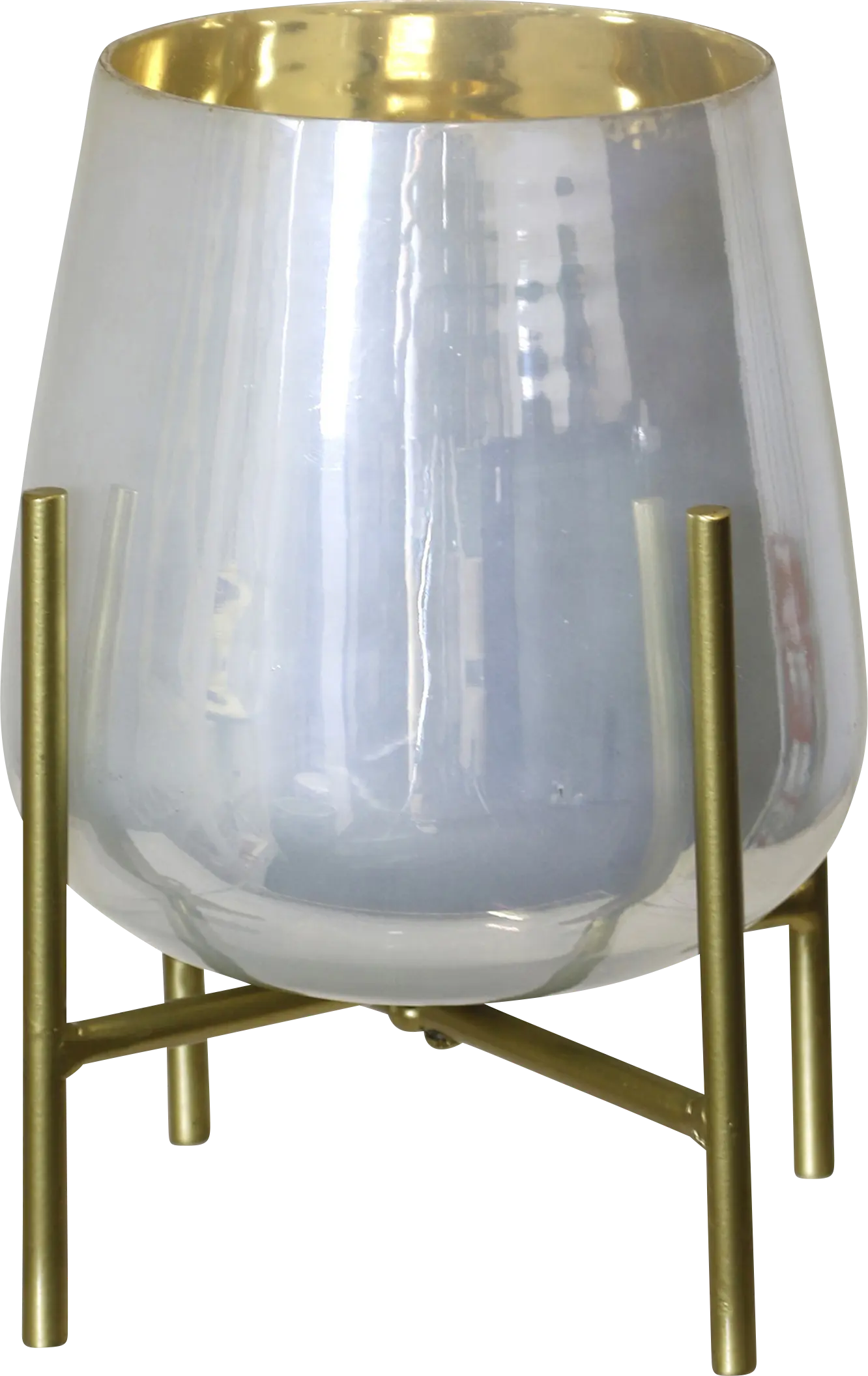 Aillin White Candle Holder
