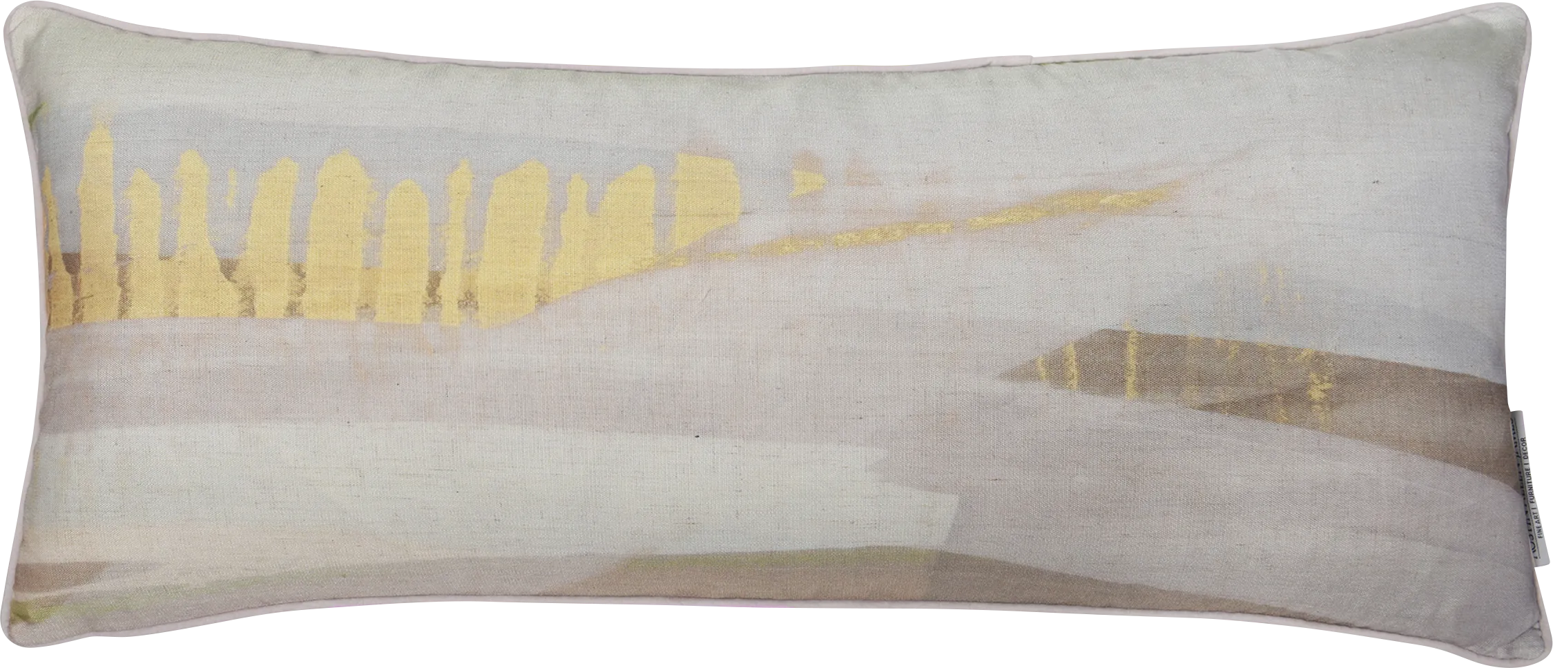 Chaupin Yellow Lumbar Pillow - Thumbnail - Image 1