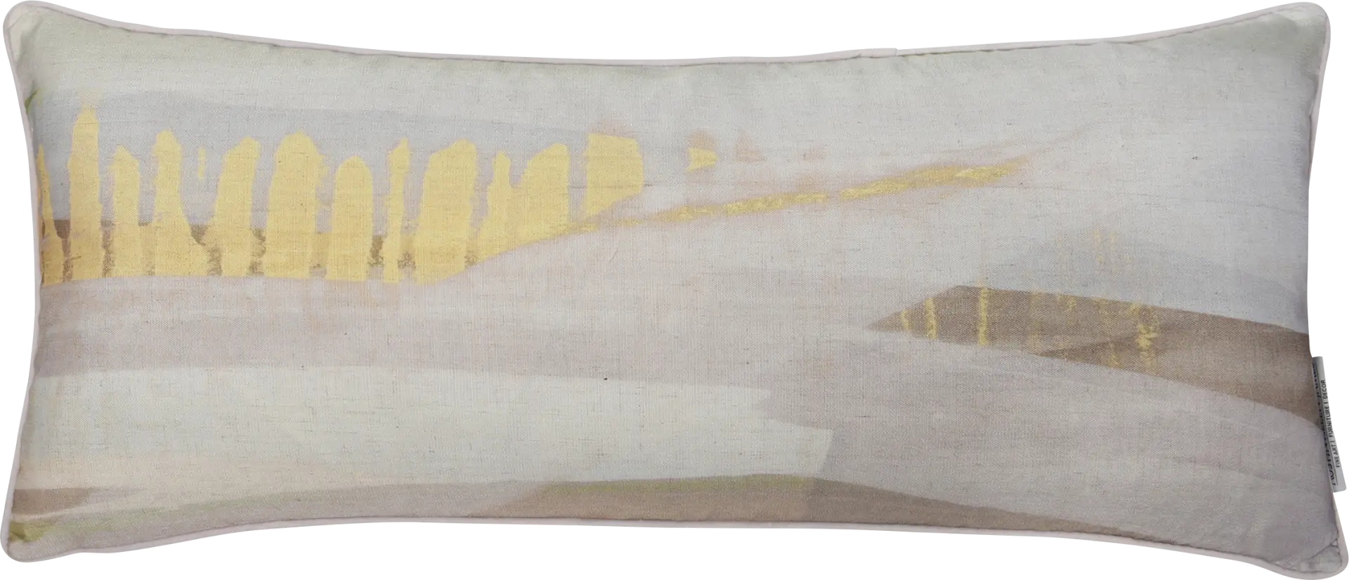 Chaupin Yellow Lumbar Pillow