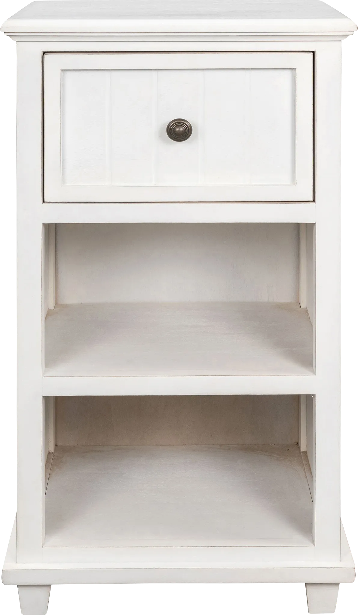 Danele White End Table - Thumbnail - Image 1