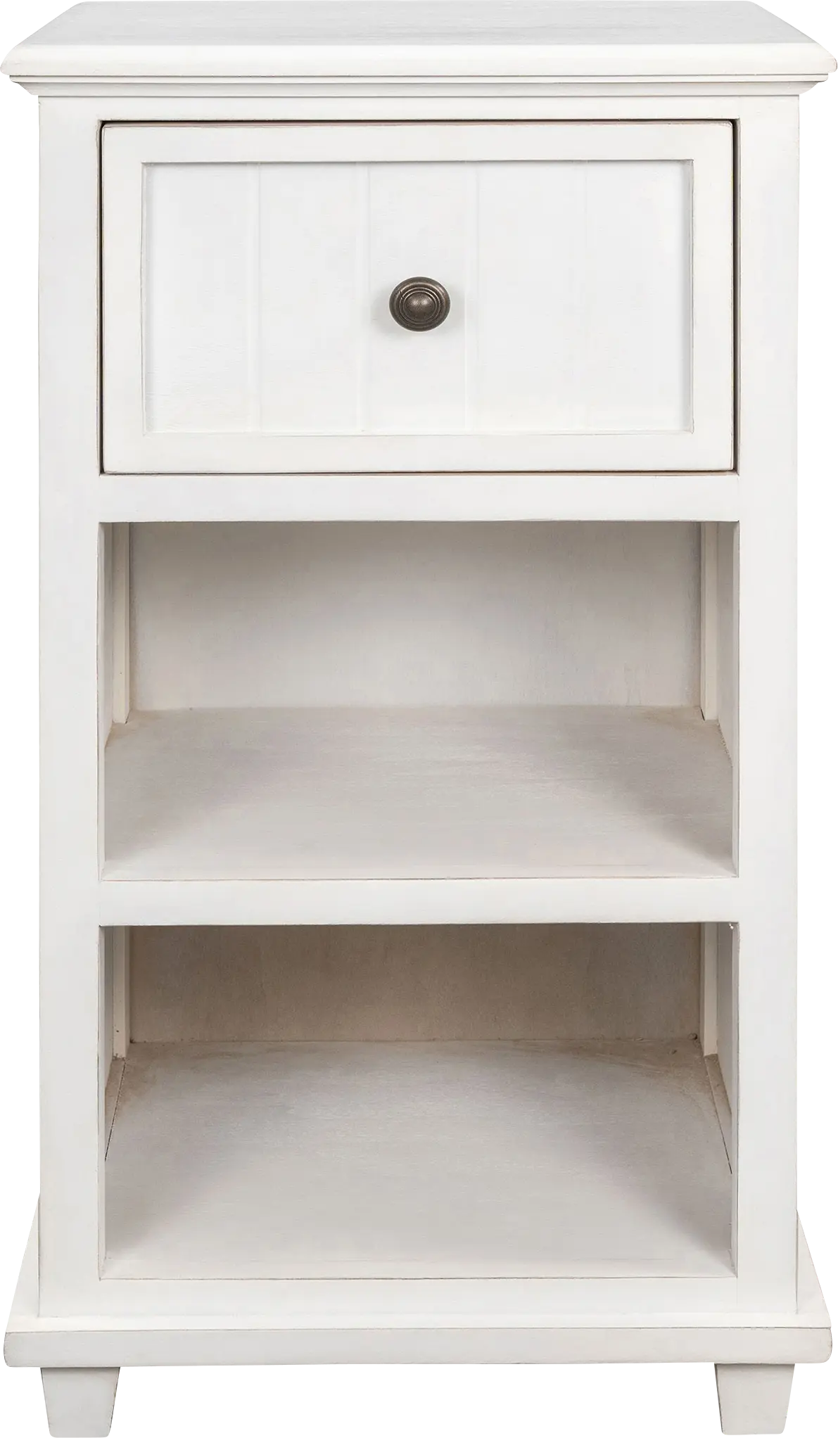 Danele White End Table