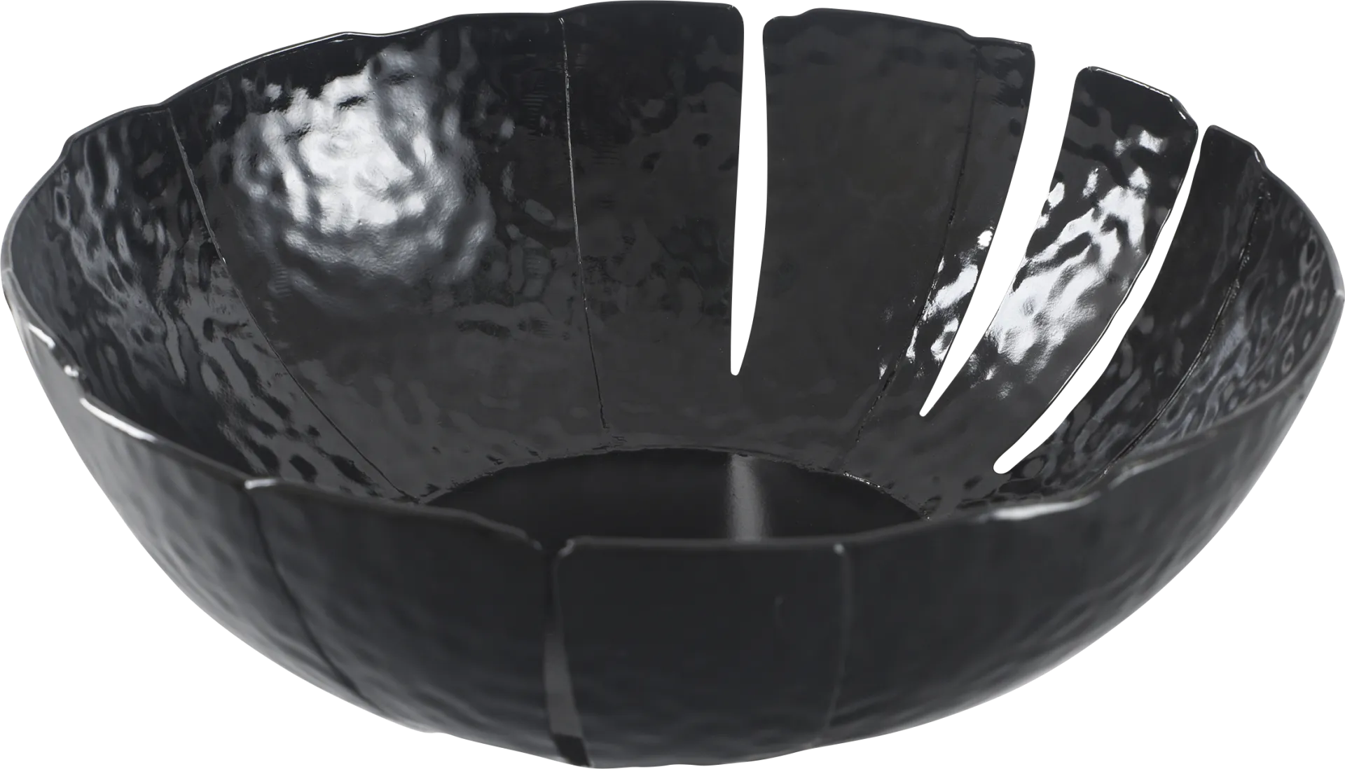 Floural Black Bowl - Image 1