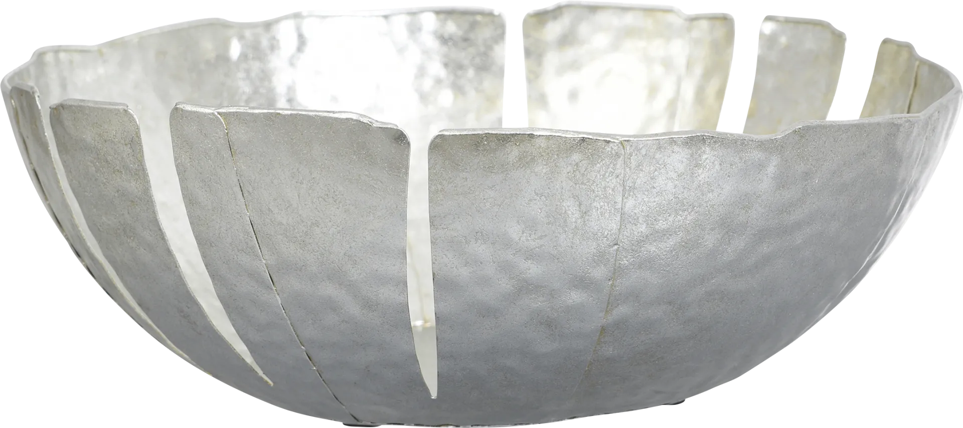 Floural Silver Bowl - Image 1