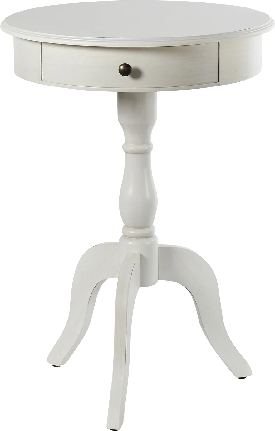 Dureau White Accent Table - Image 1