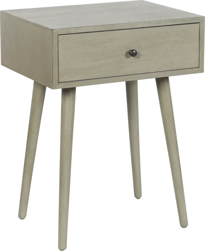 Aslam Gray End Table