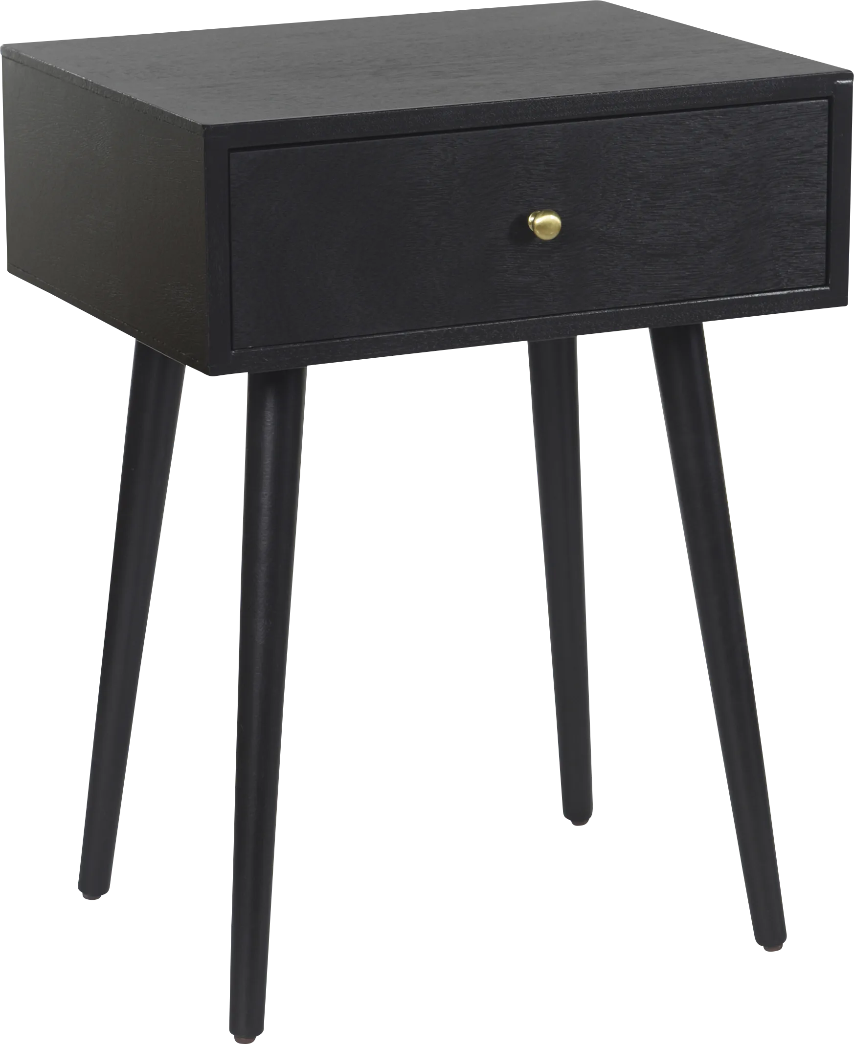 Aslam Black End Table - Thumbnail - Image 1