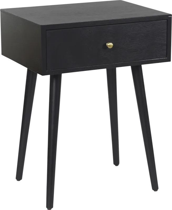 Aslam Black End Table