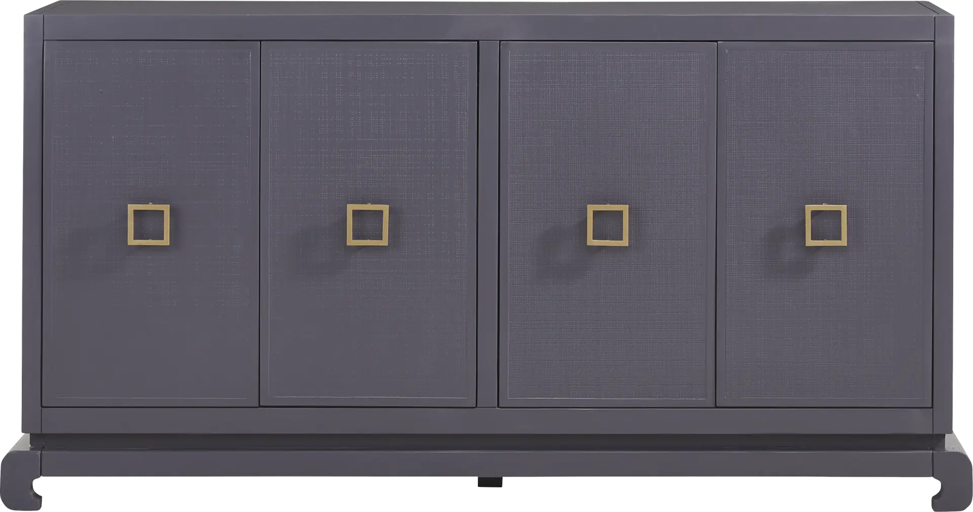 Ming Periwinkle 4-Door Credenza