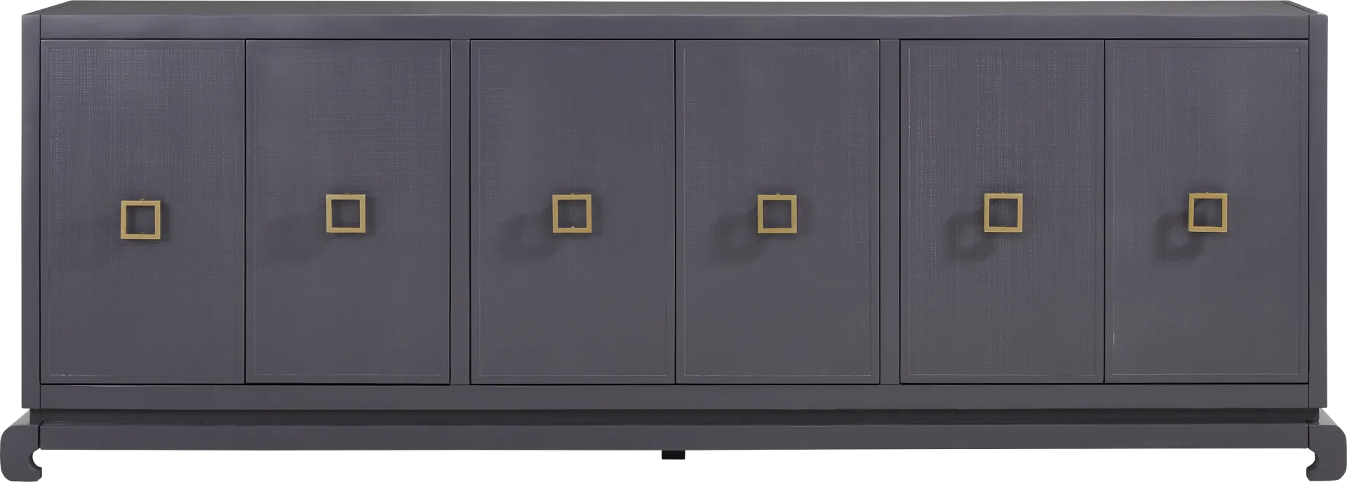 Ming Periwinkle 6-Door Credenza - Image 1