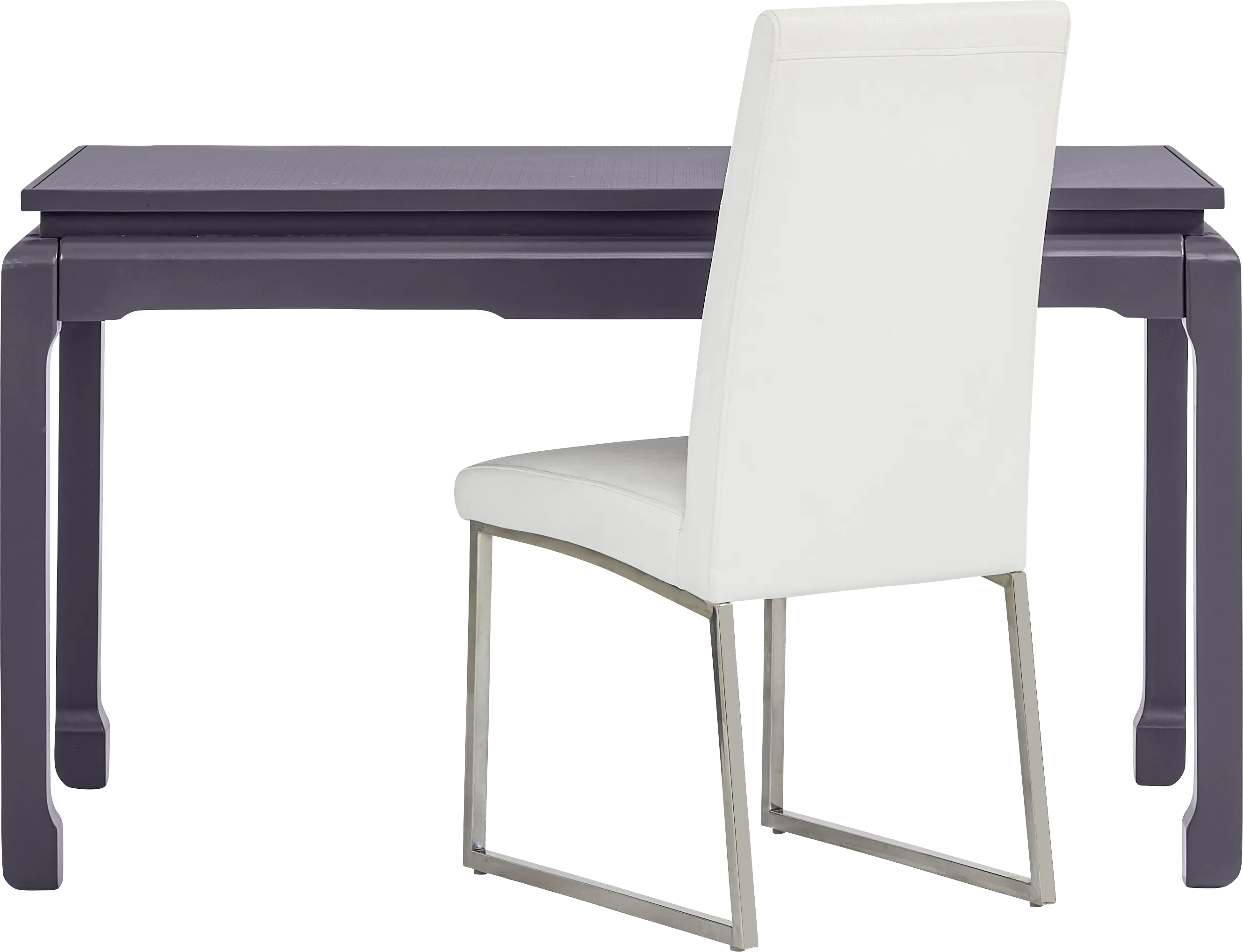 Ming Periwinkle Desk and Chair - Thumbnail - Image 1
