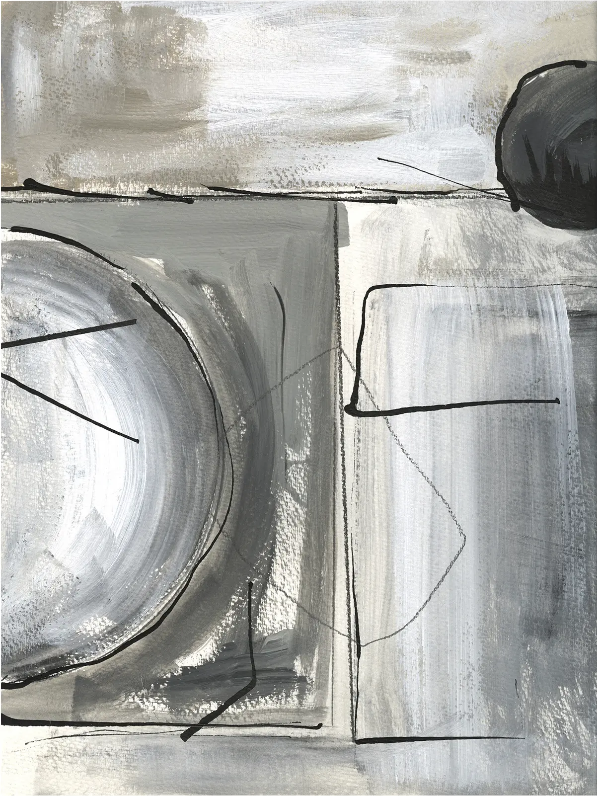 Infinity Loop Gray Wall Art