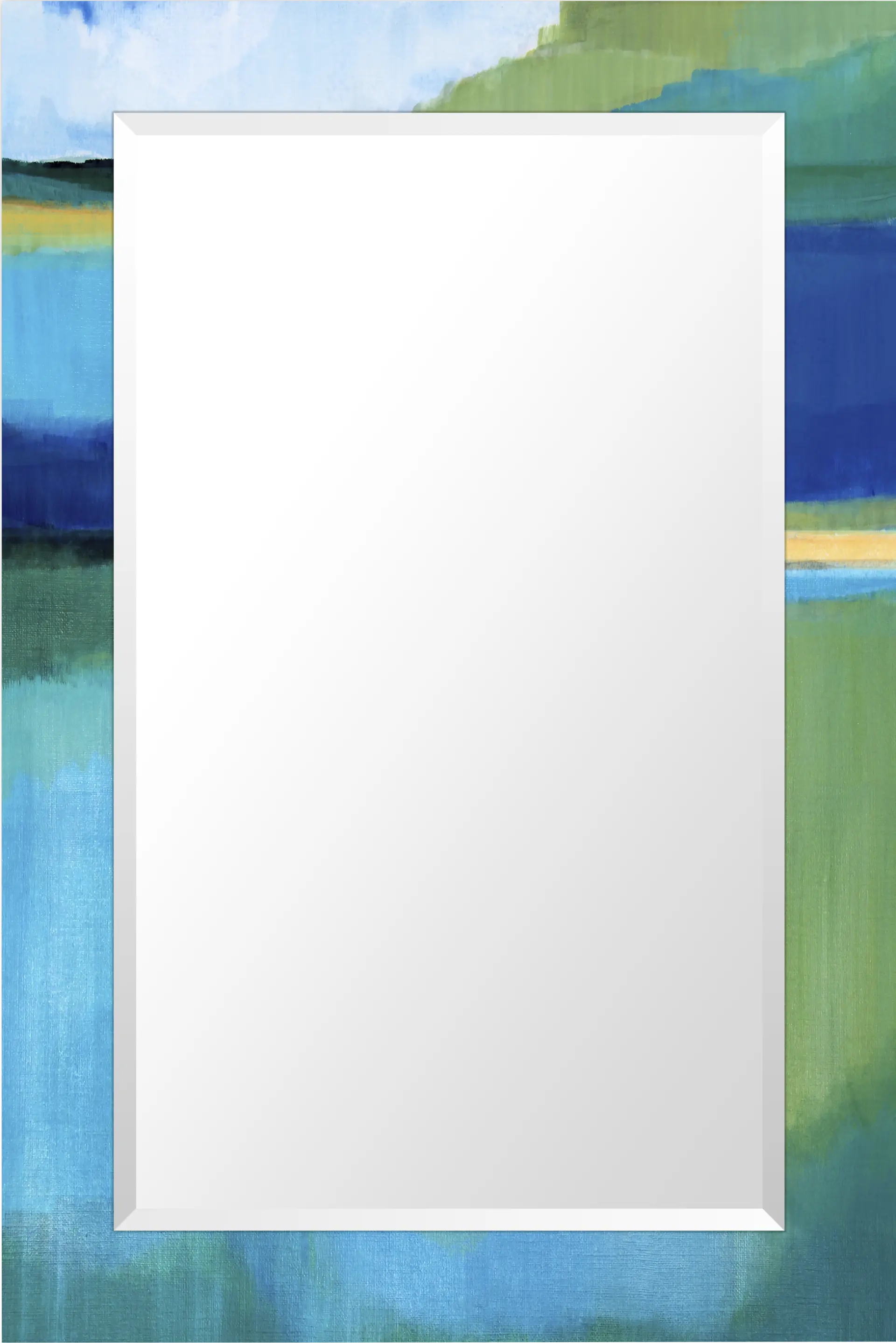 Edgewater Bay Green Wall Mirror