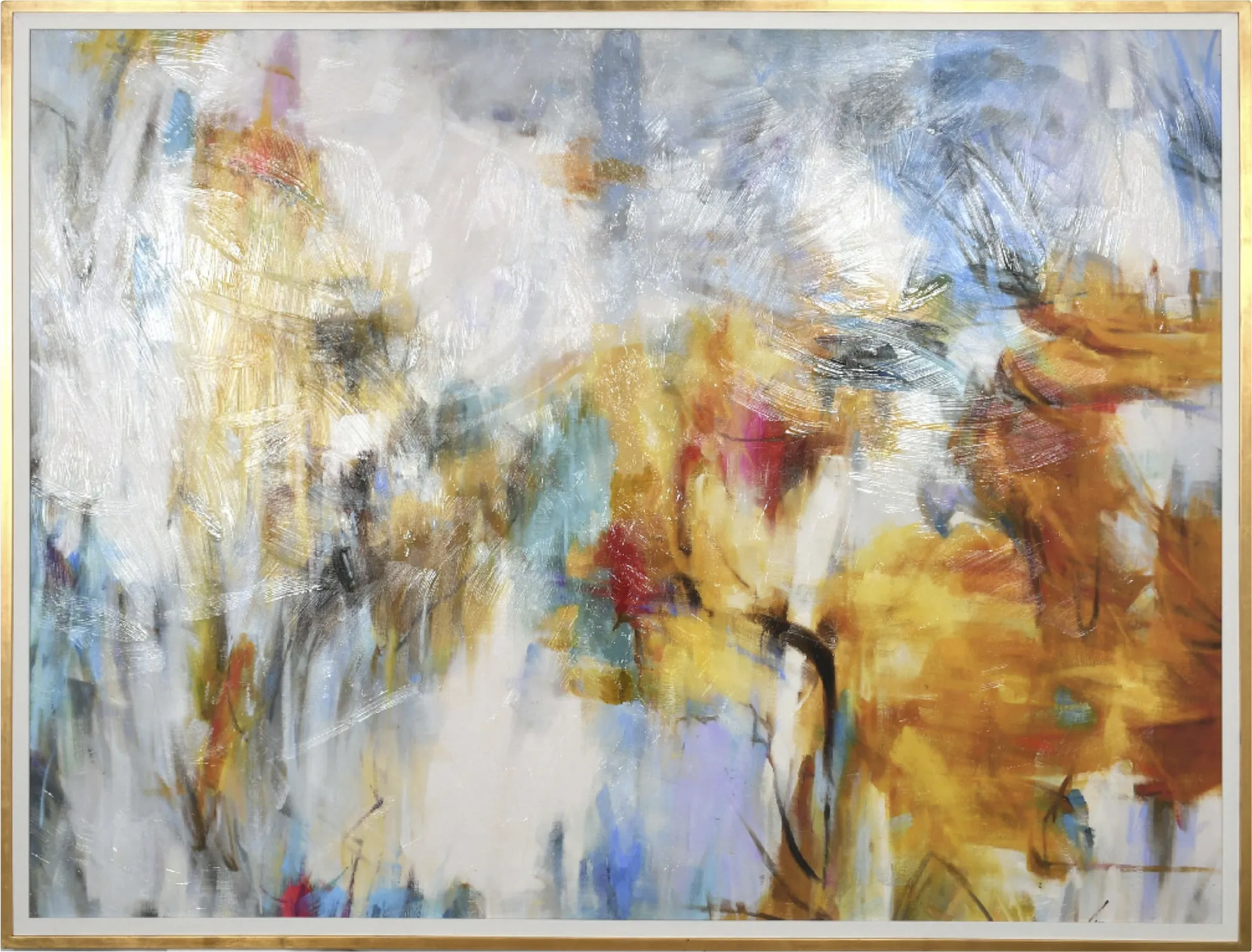 Marsh in Fall Gold Wall Art - Thumbnail - Image 1