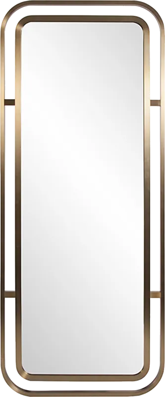 Gwendolyn Gold Leaner Mirror