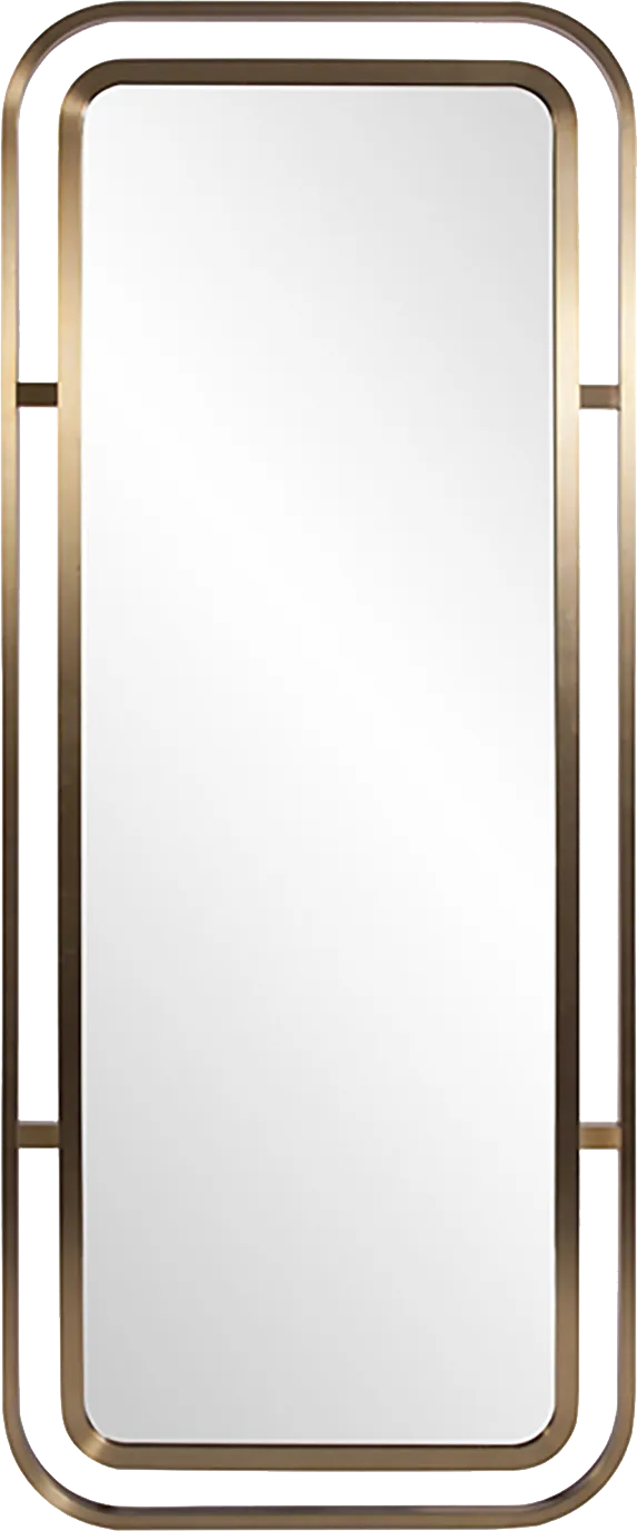 Gwendolyn Gold Leaner Mirror - Image 1