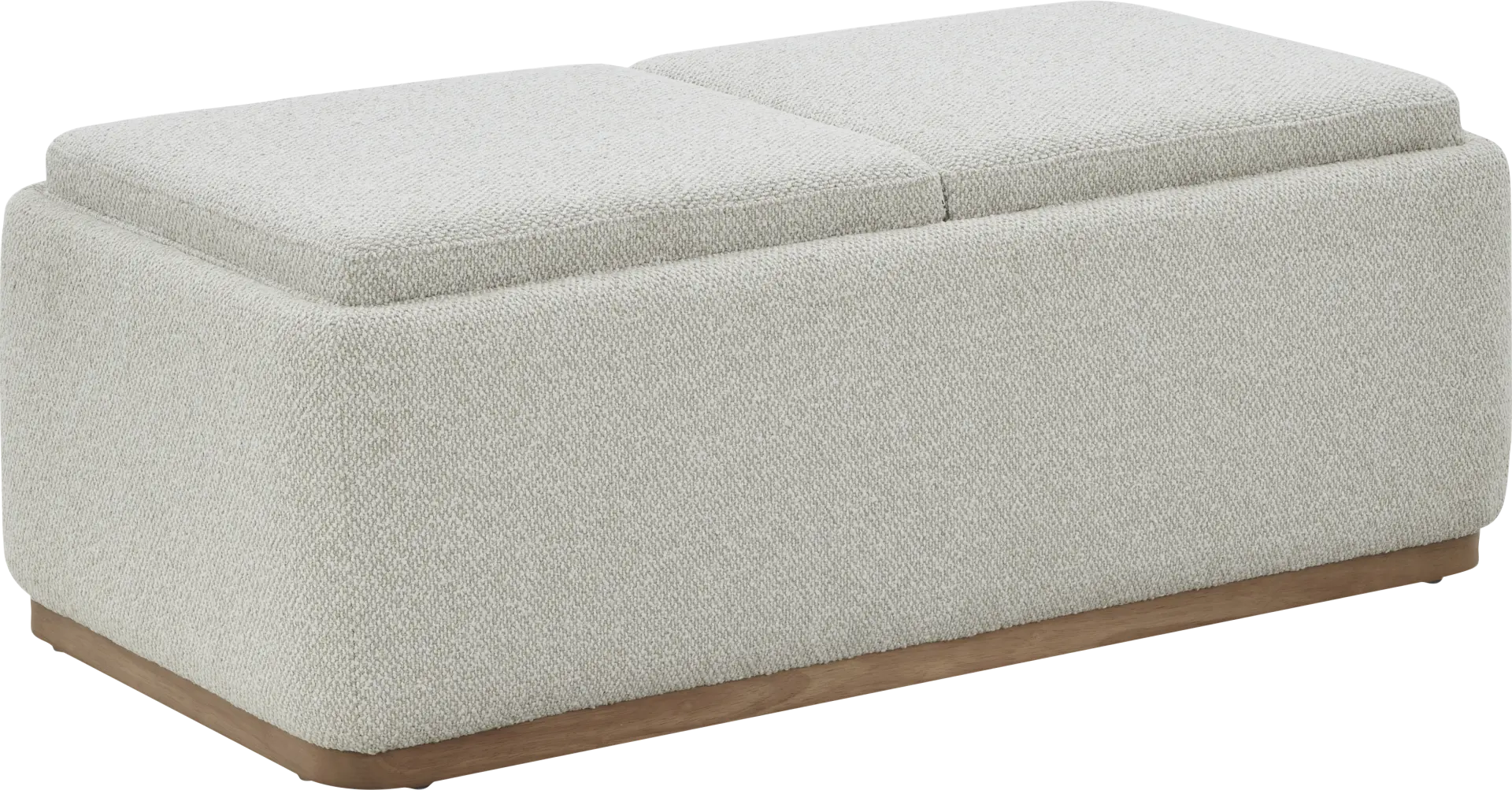 Monroe White Storage Bench