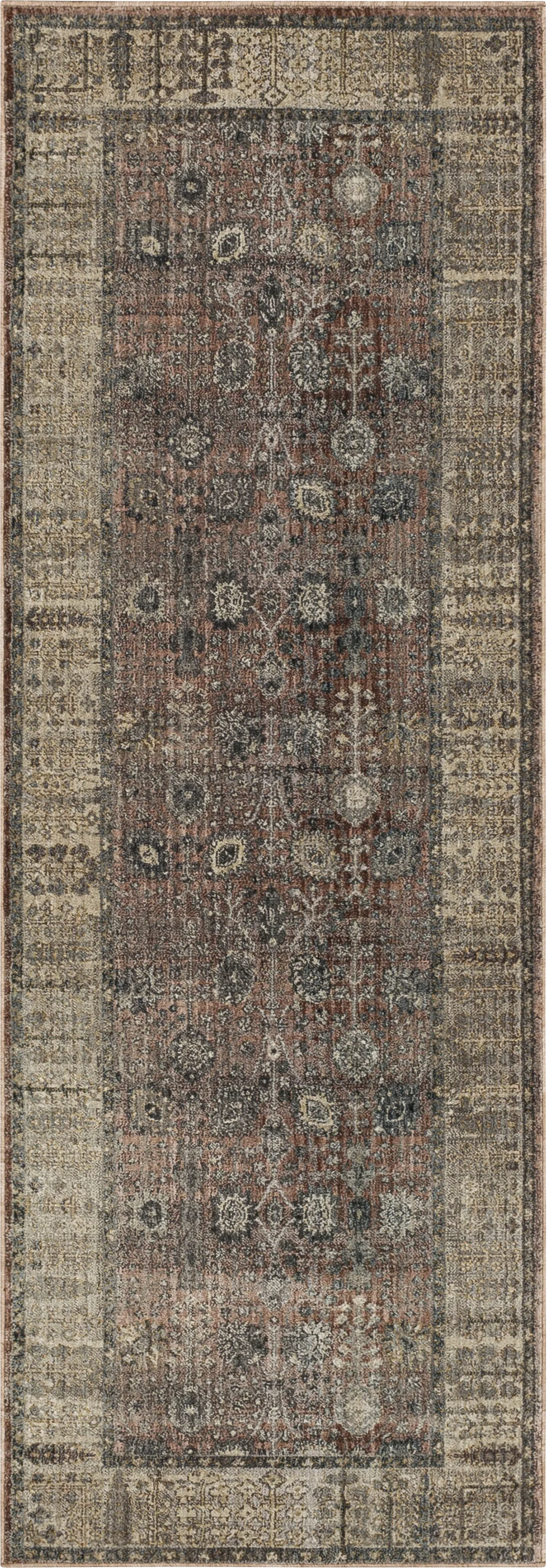 Waldah Rust 2'7 x 7'3 Rug - Image 1