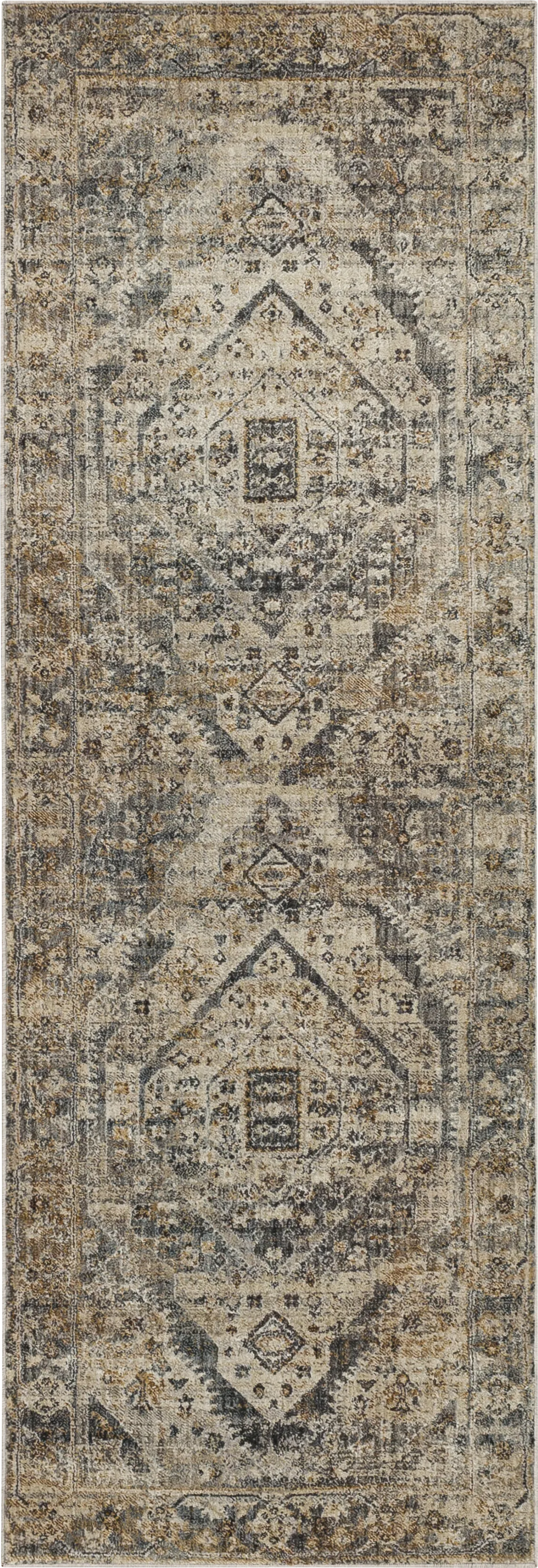 Yifah Beige 2'7 x 7'3 Runner Rug - Image 1
