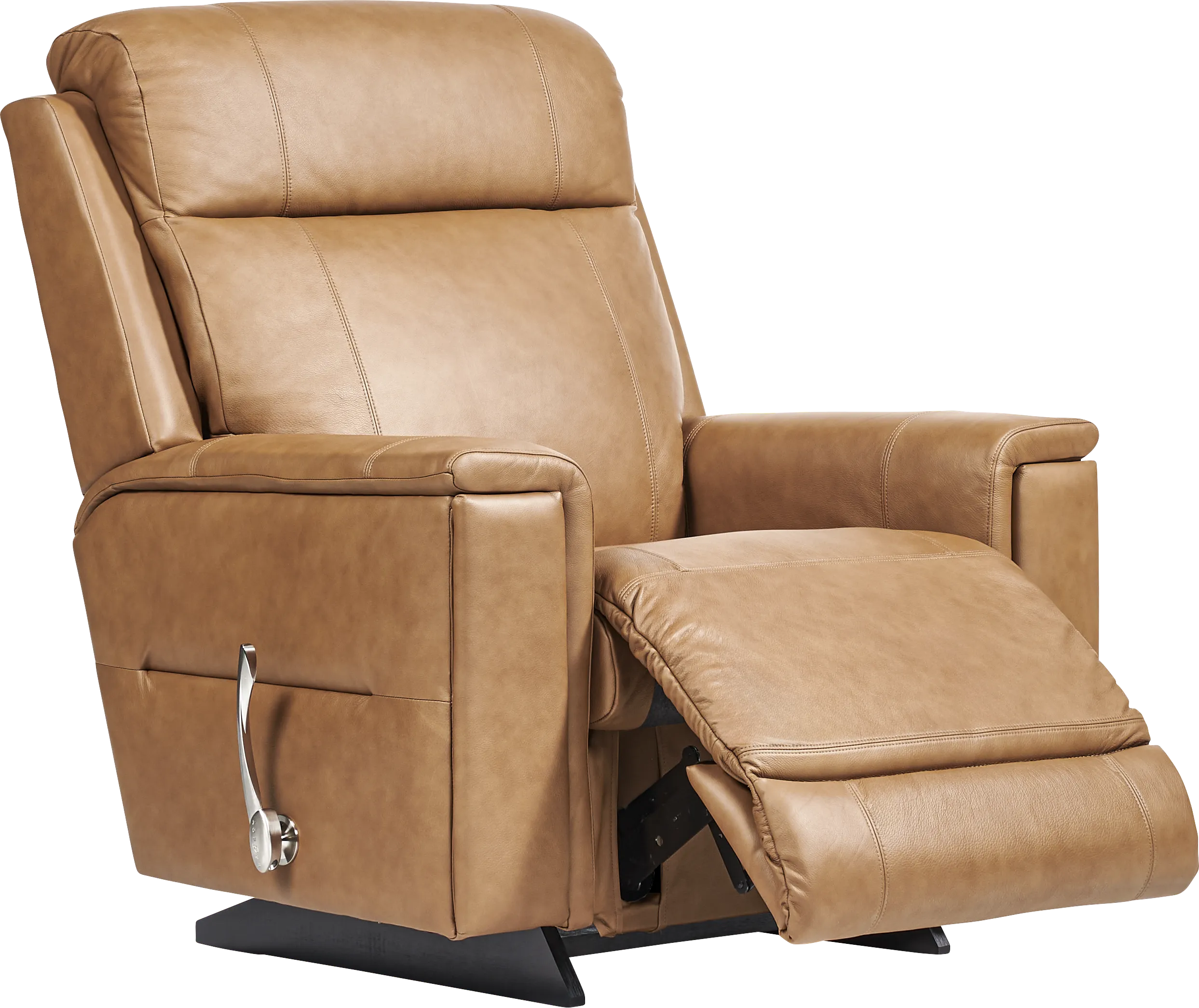 The Shaq II Brown Leather Rocker Recliner - Thumbnail - Image 1