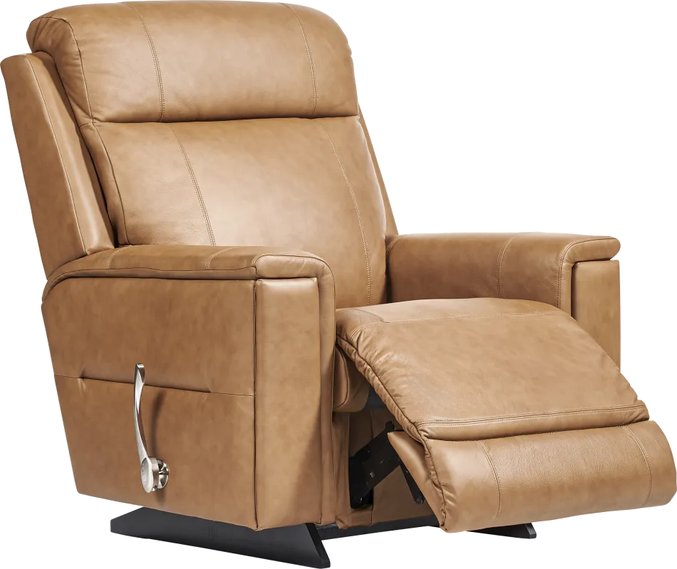 The Shaq II Brown Leather Rocker Recliner