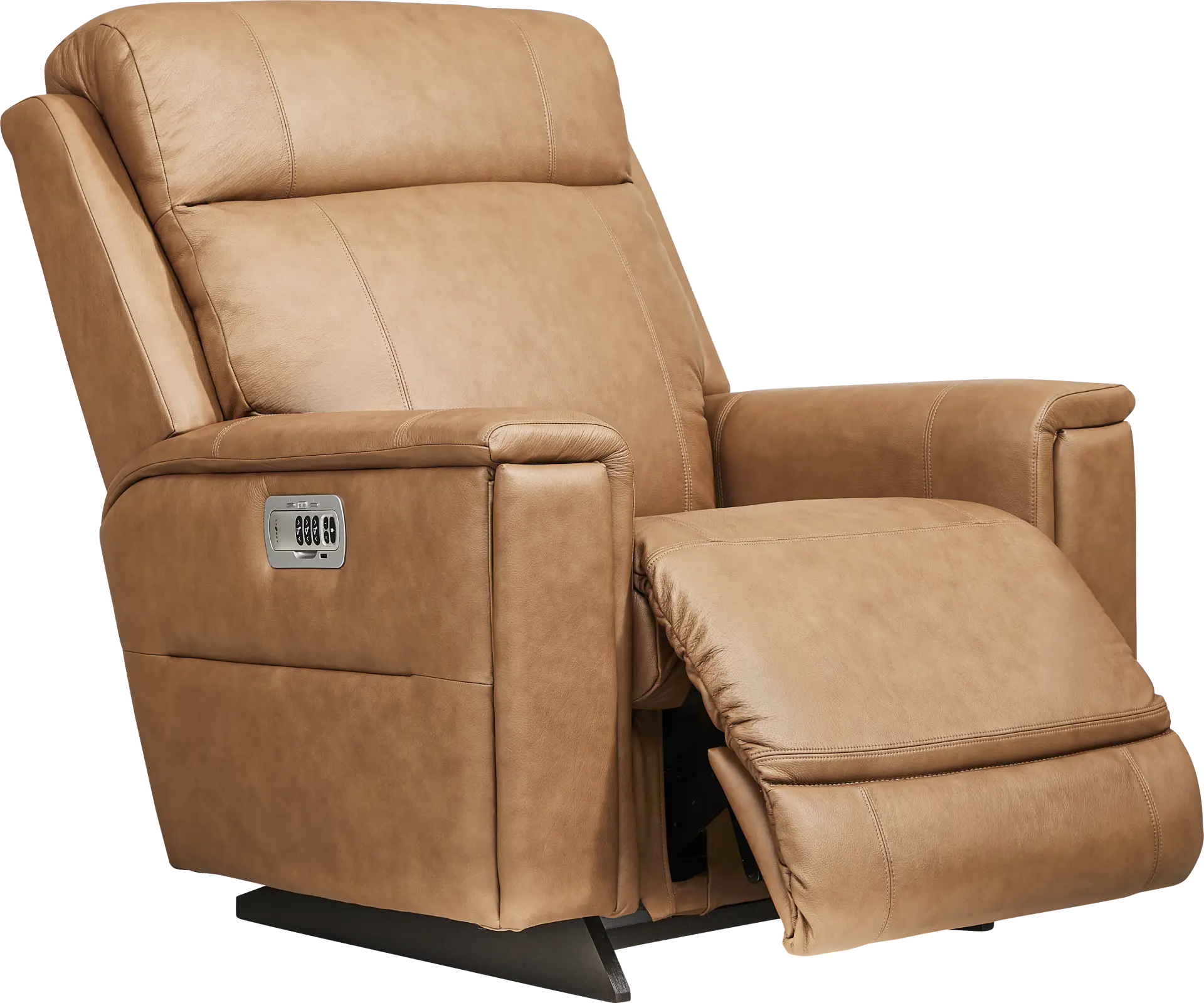 The Shaq II Brown Leather Dual Power Recliner